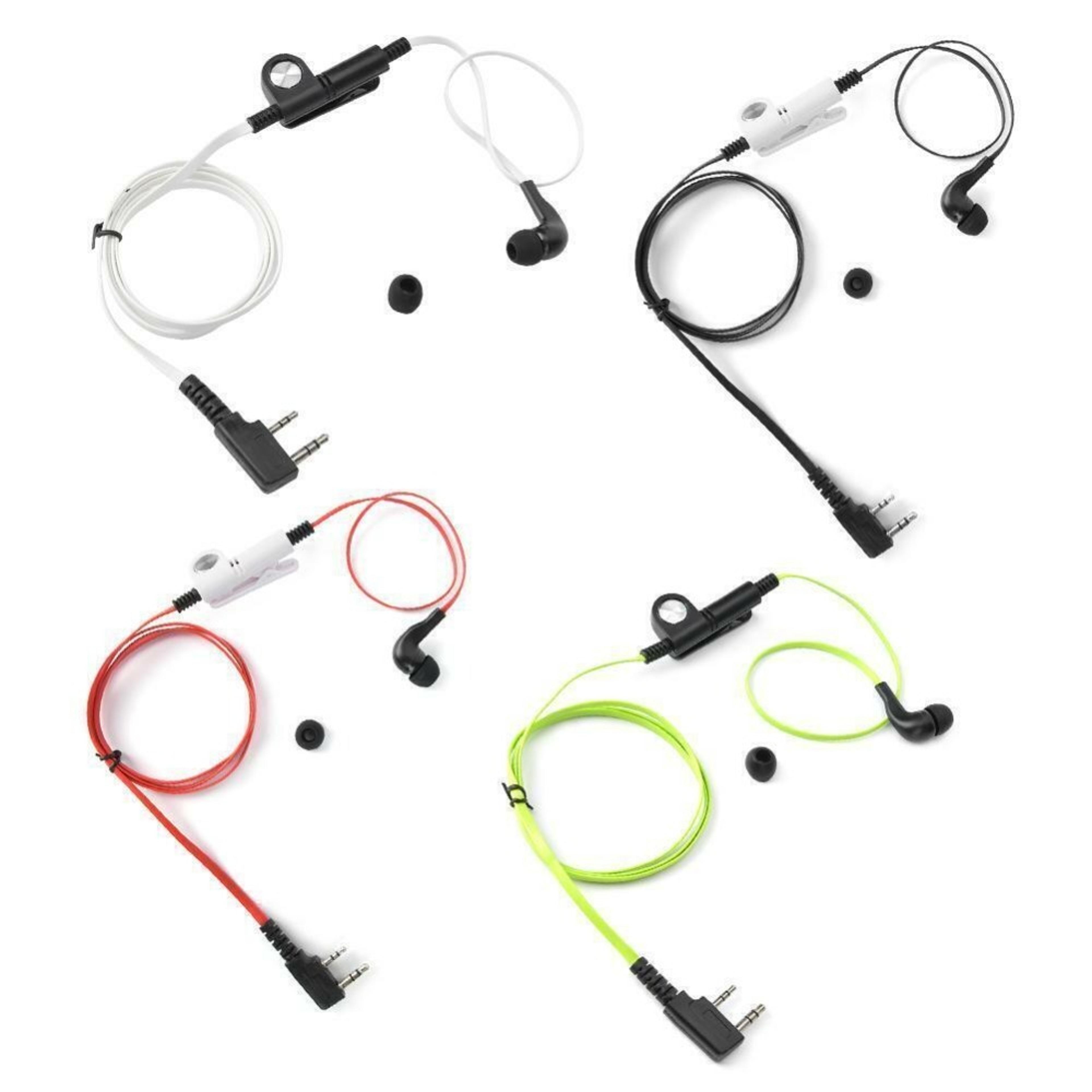 ptt earphone microphone for baofeng kenwood walkie talkie radios