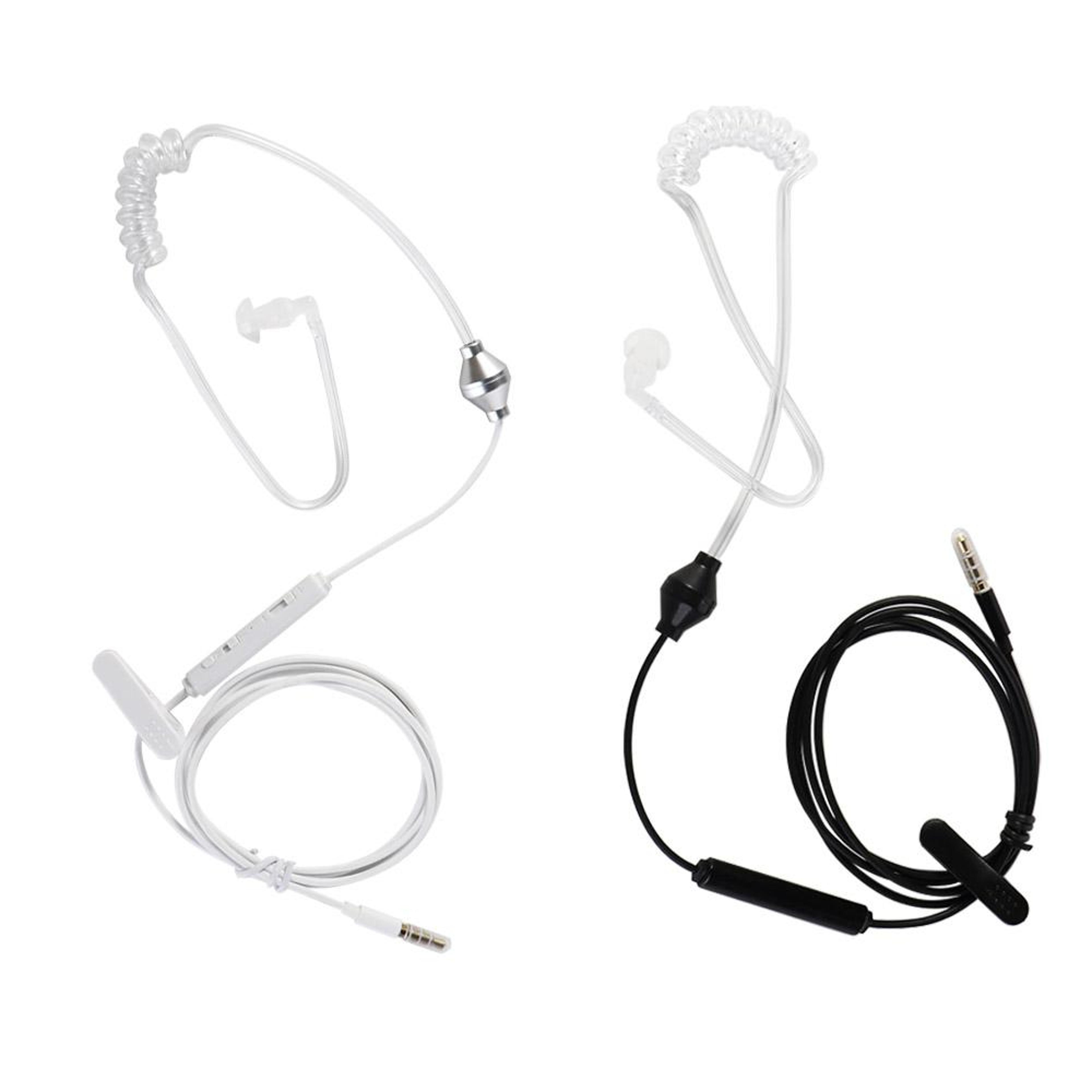 anti dust air tube in ear earphones spring headset for mobile phones