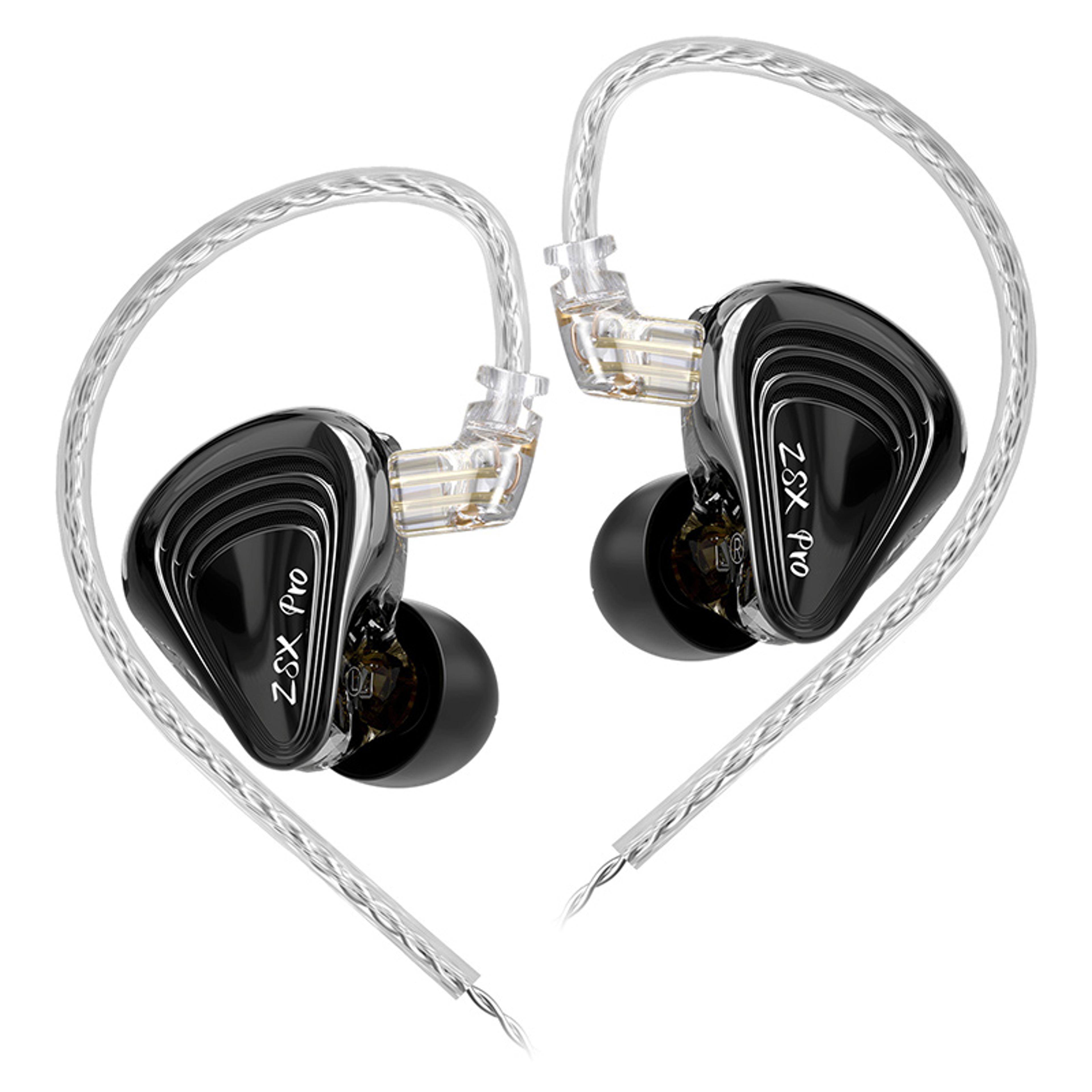 pro hybrid iem earphones with drivers for hifi music gaming