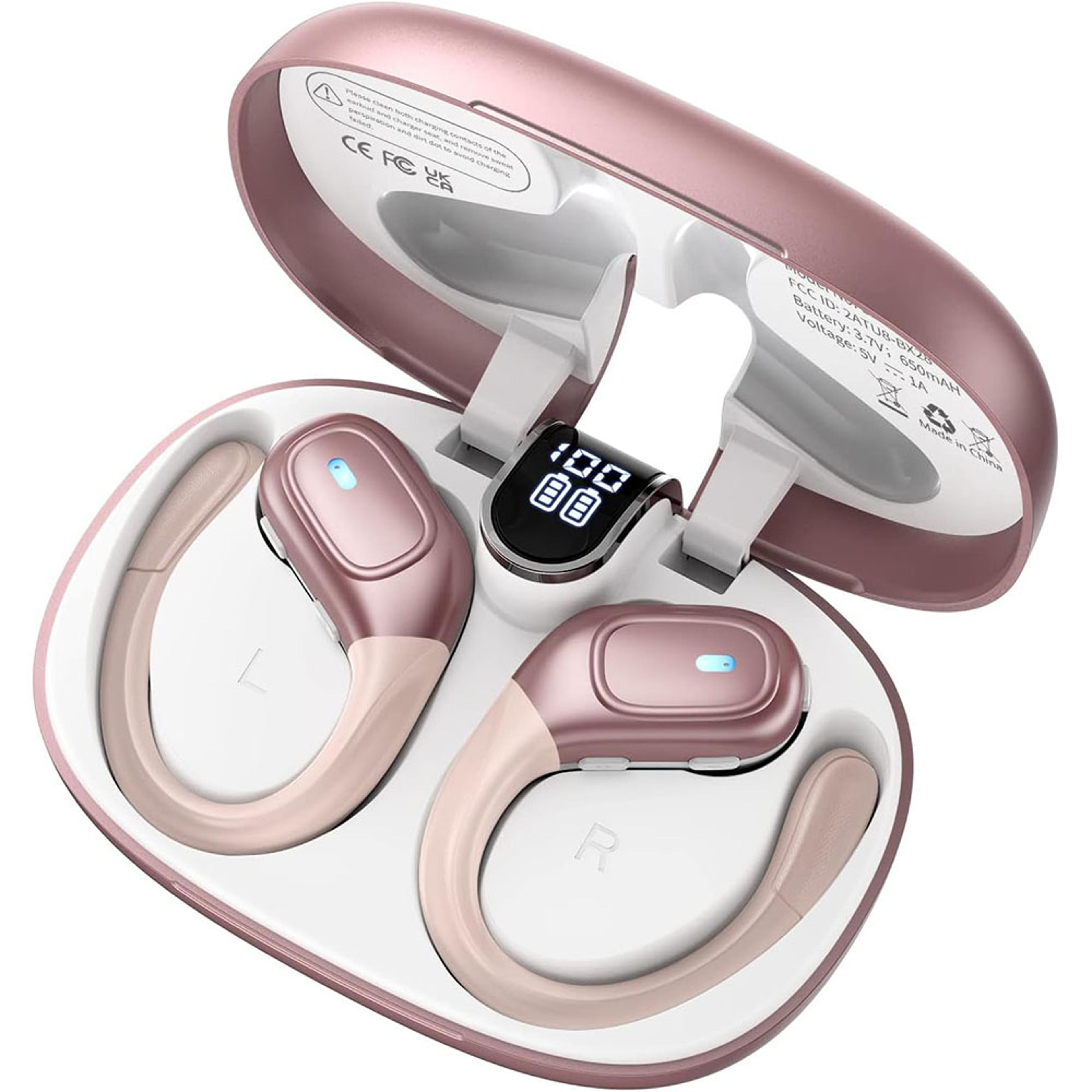 sport bluetooth earhook wireless earbuds waterproof headphones
