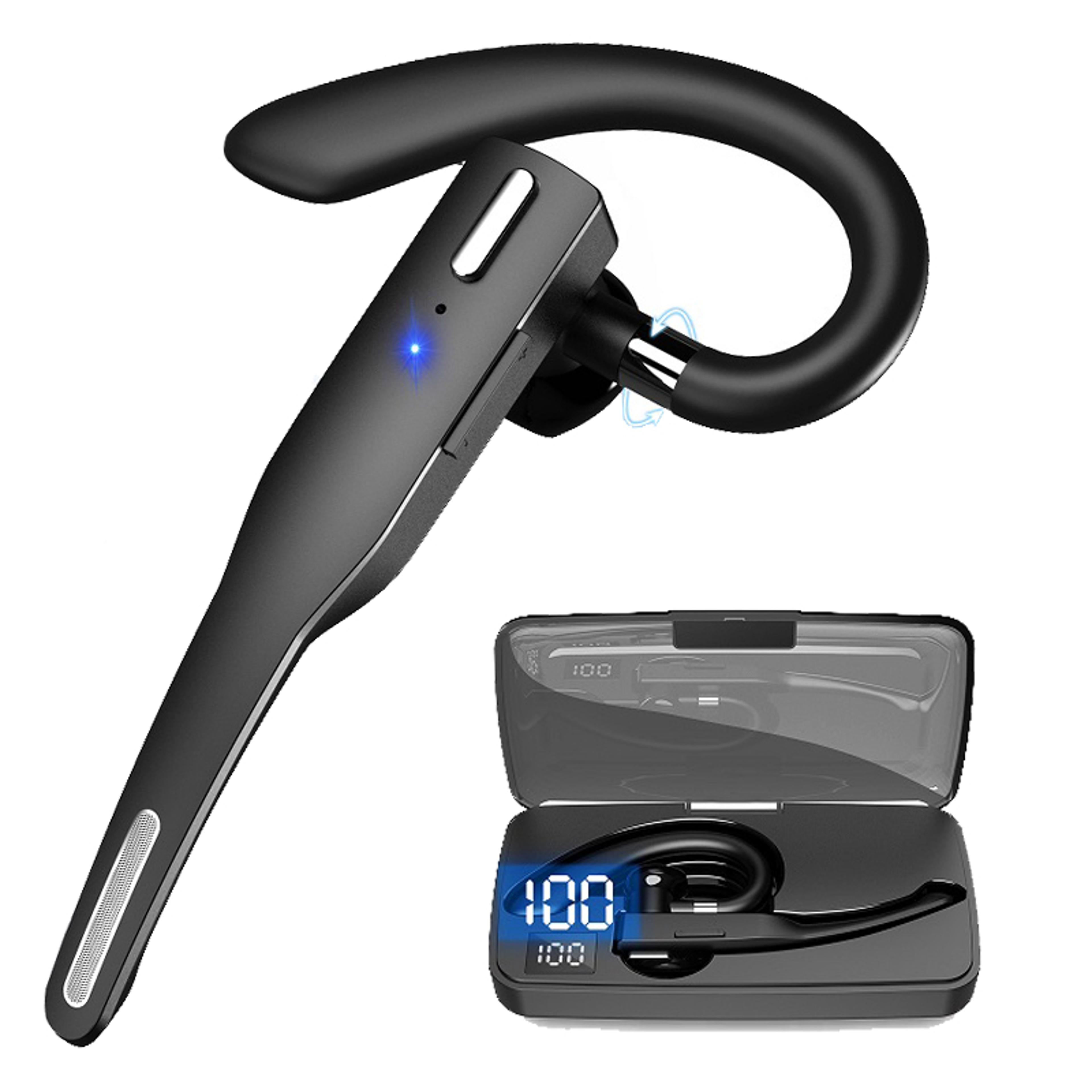 wireless bluetooth headphones with microphone clear sound earphones for calls music and travel