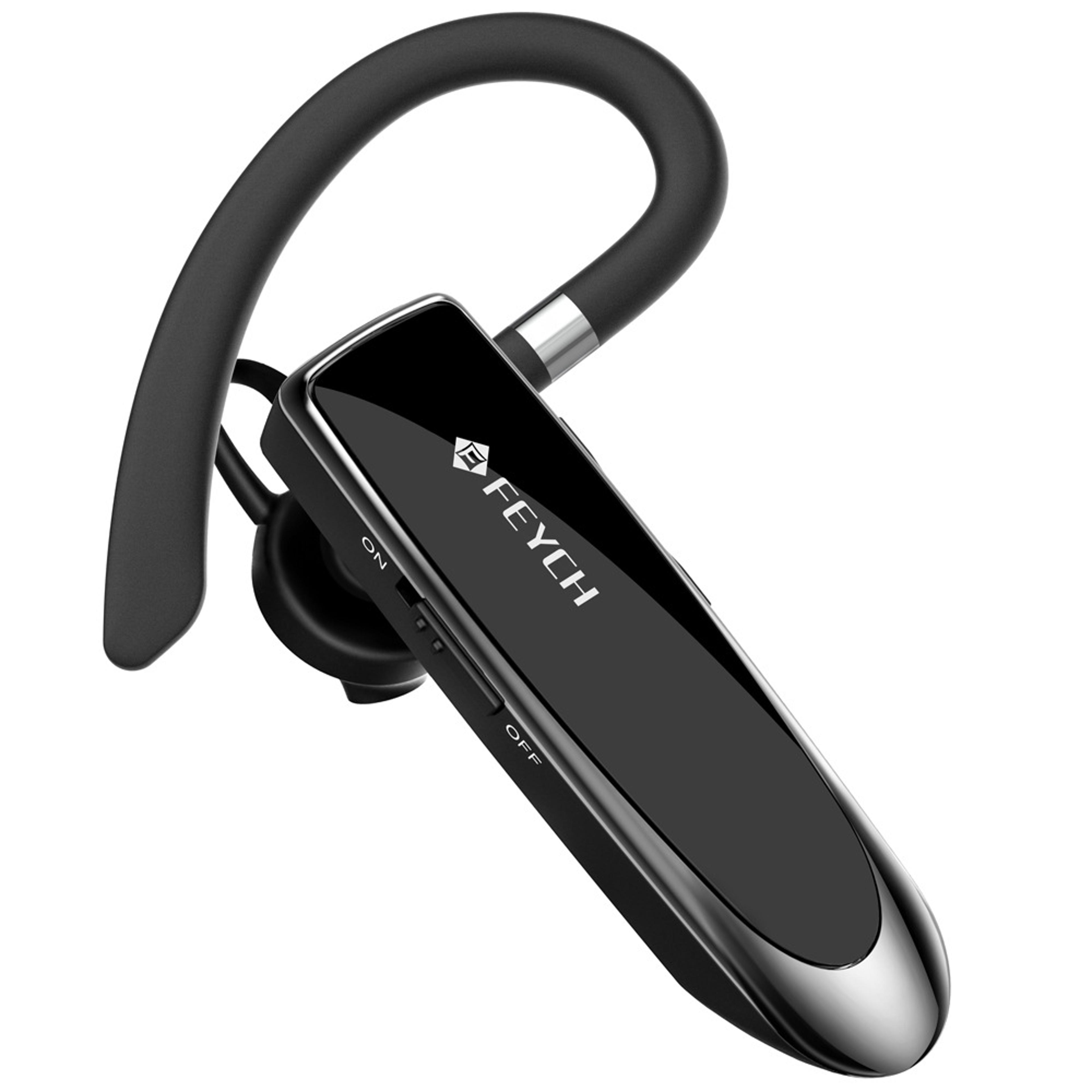wireless bluetooth headset with mic noise control handsfree earphone for drivers and sports