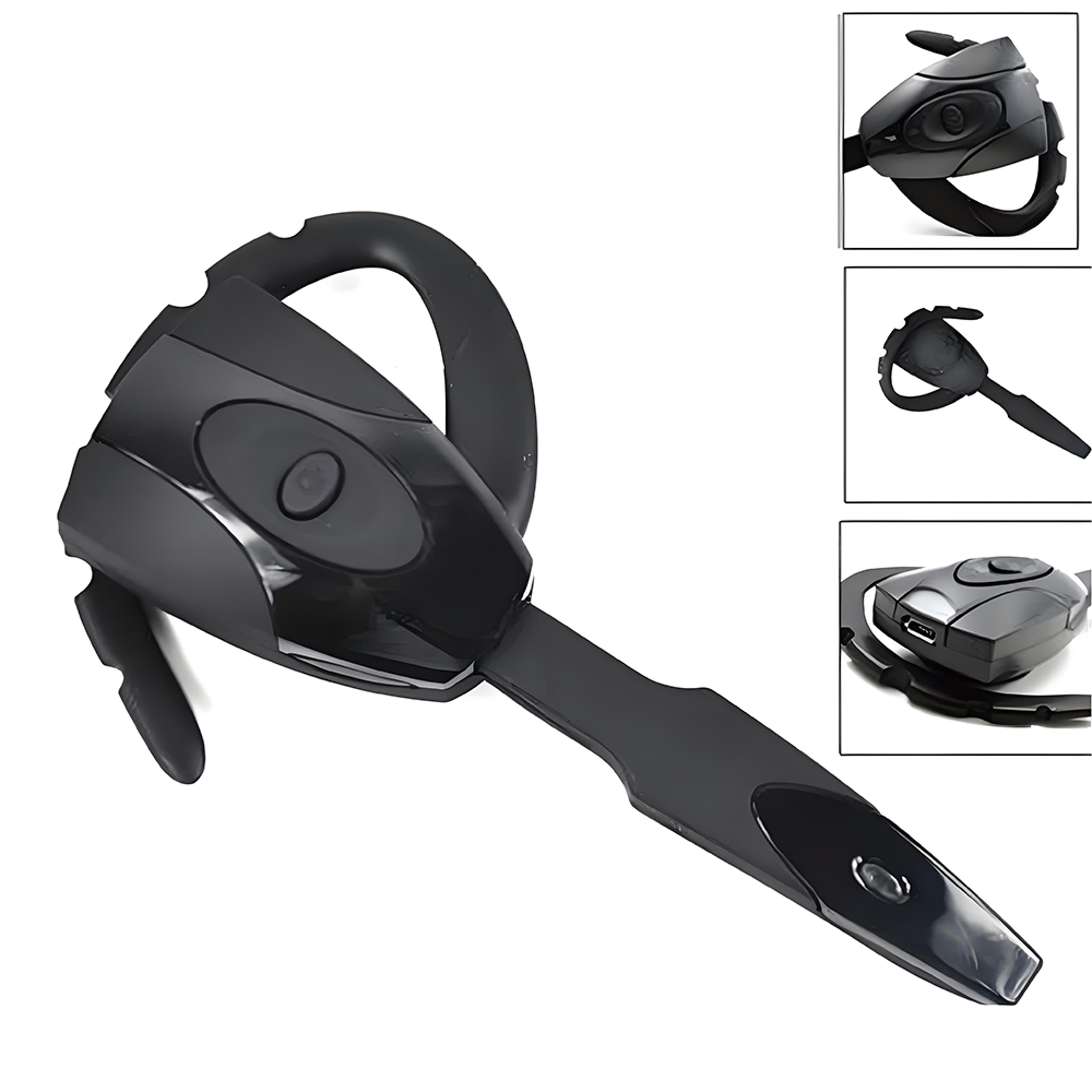 bluetooth wireless single ear headset with mic for ps3 handsfree gaming calls