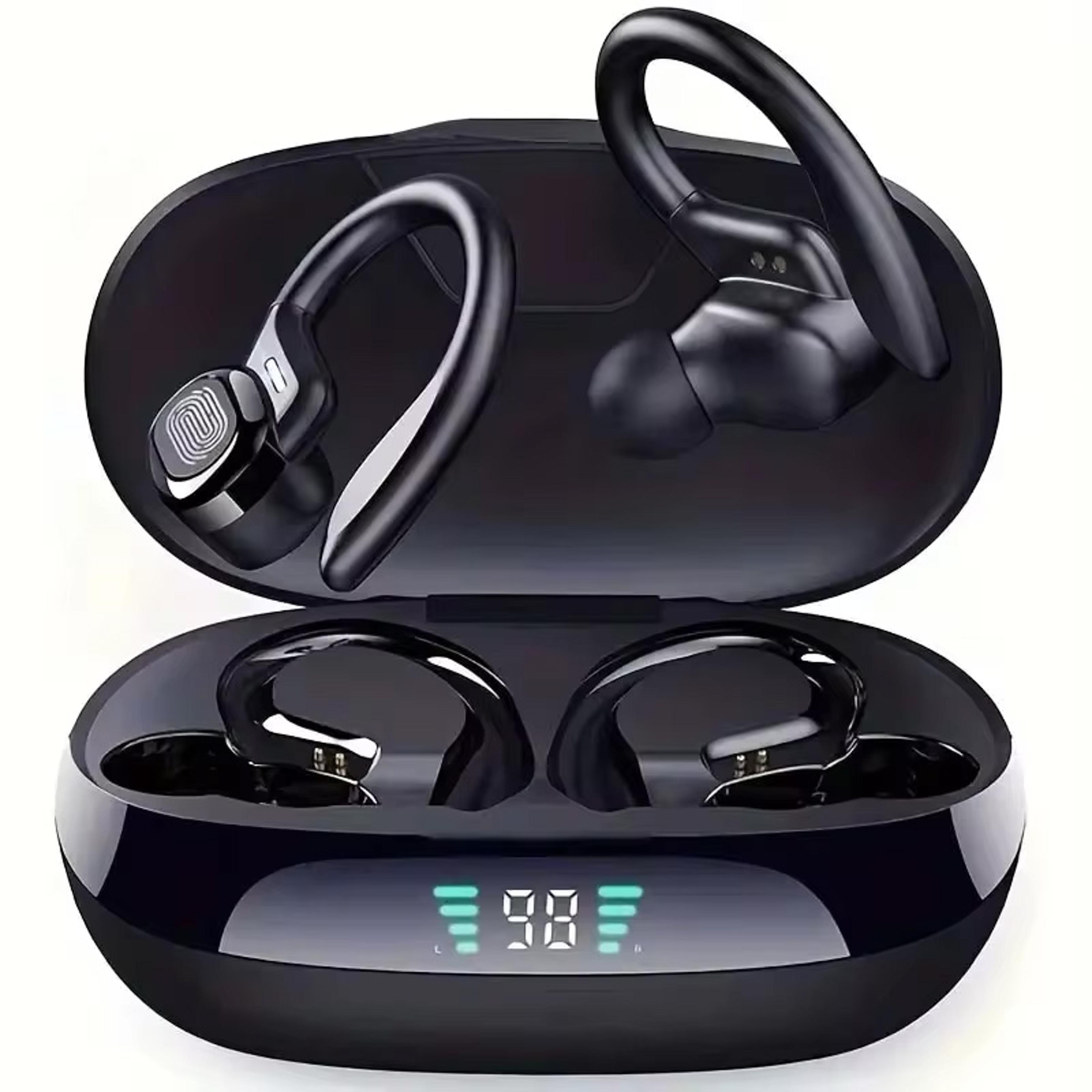 wireless ear hook sports earbuds with hifi stereo sound waterproof tws headphones