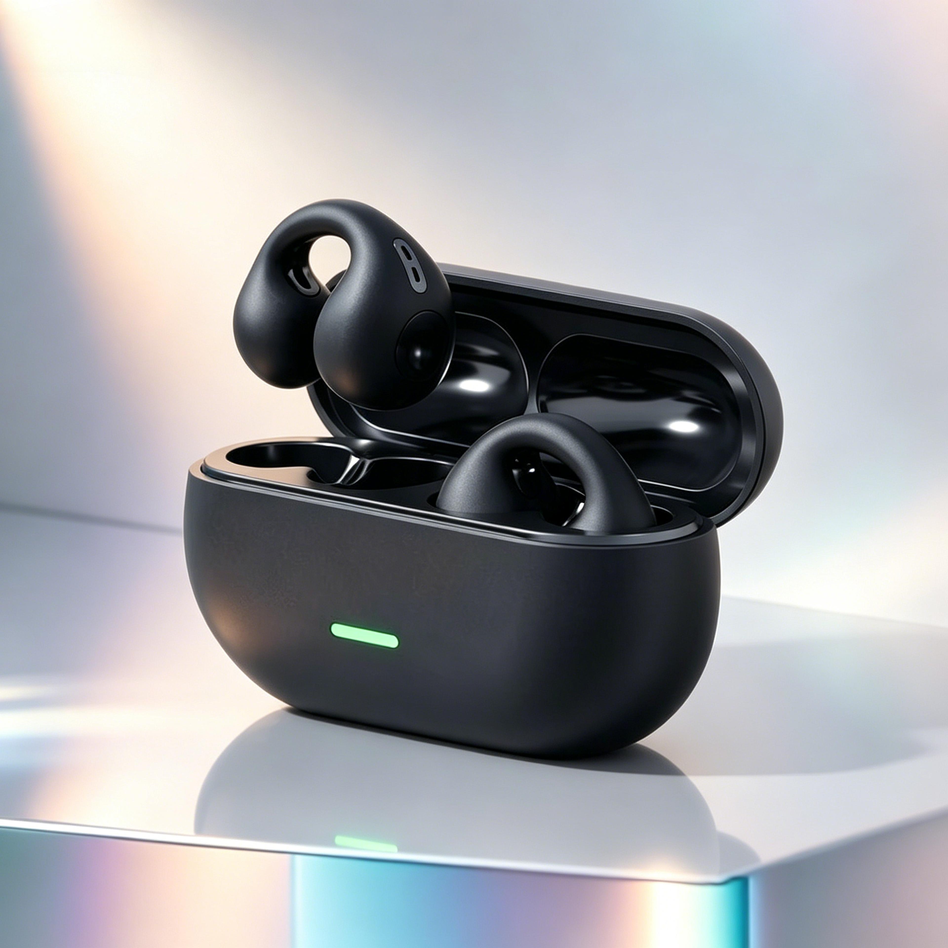 bone conduction wireless bluetooth headphones sports earphones with waterproof hifi sound