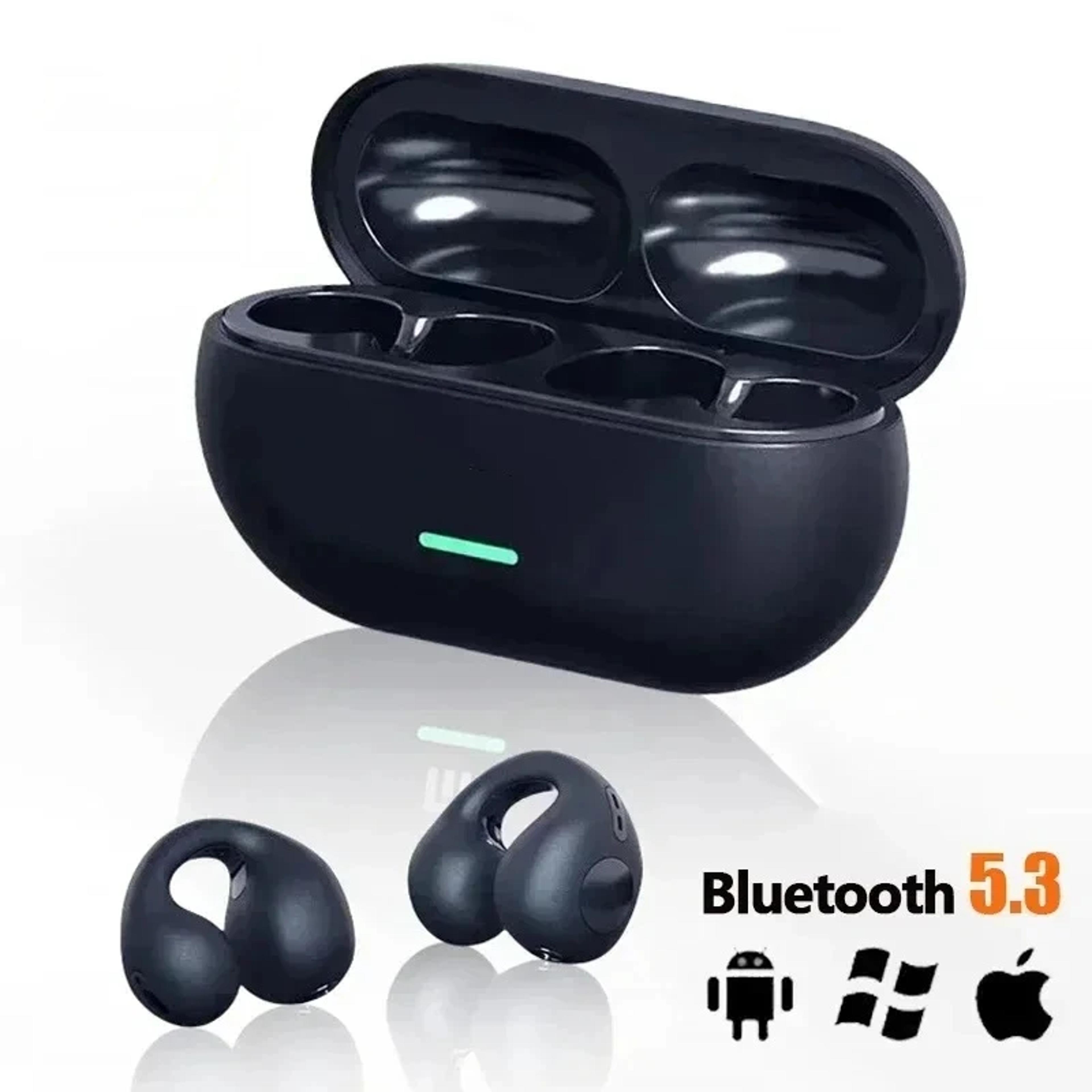 wireless bluetooth earbuds with ear hook design sport headphones with mic