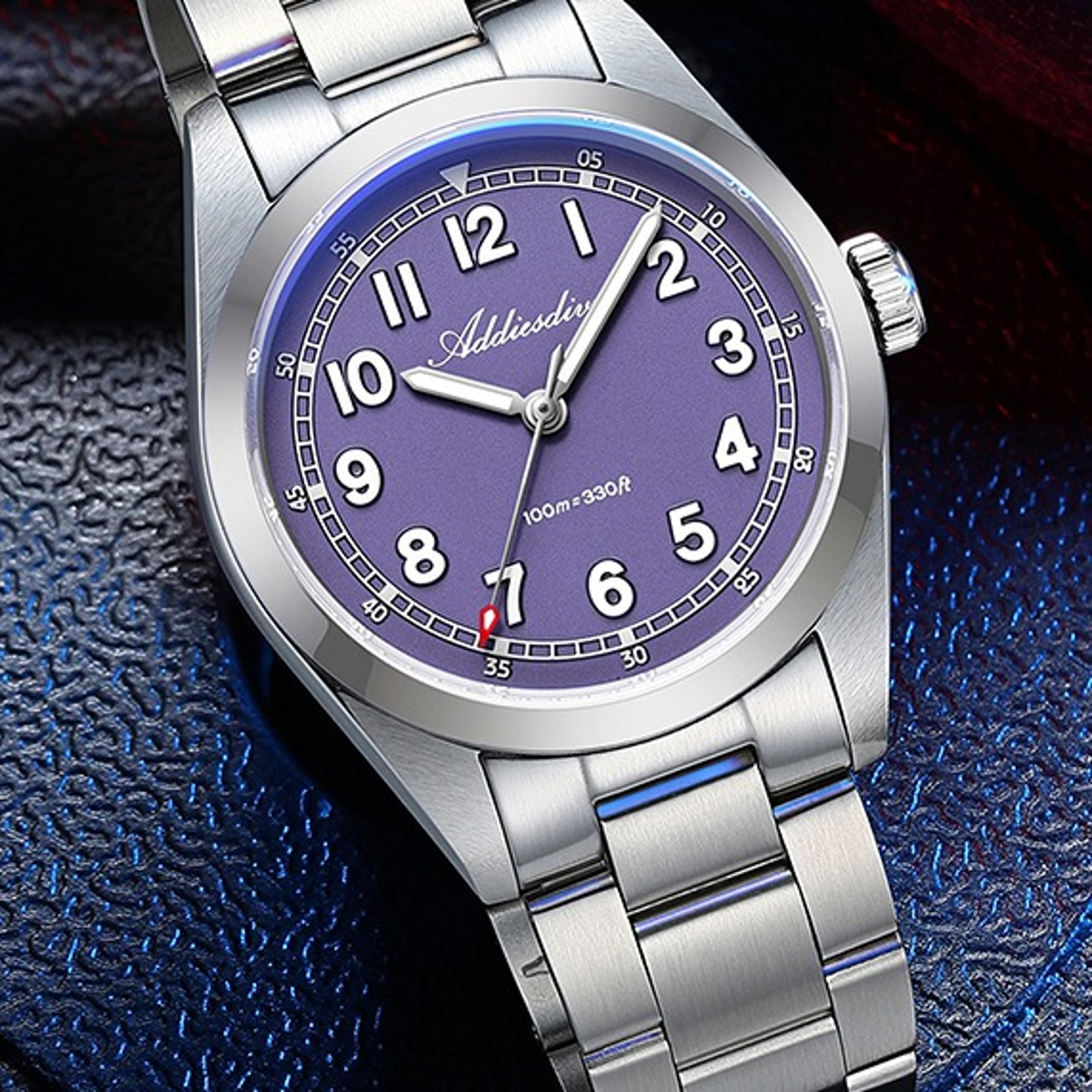 luxury mens quartz watch with sapphire crystal waterproof japanese movement
