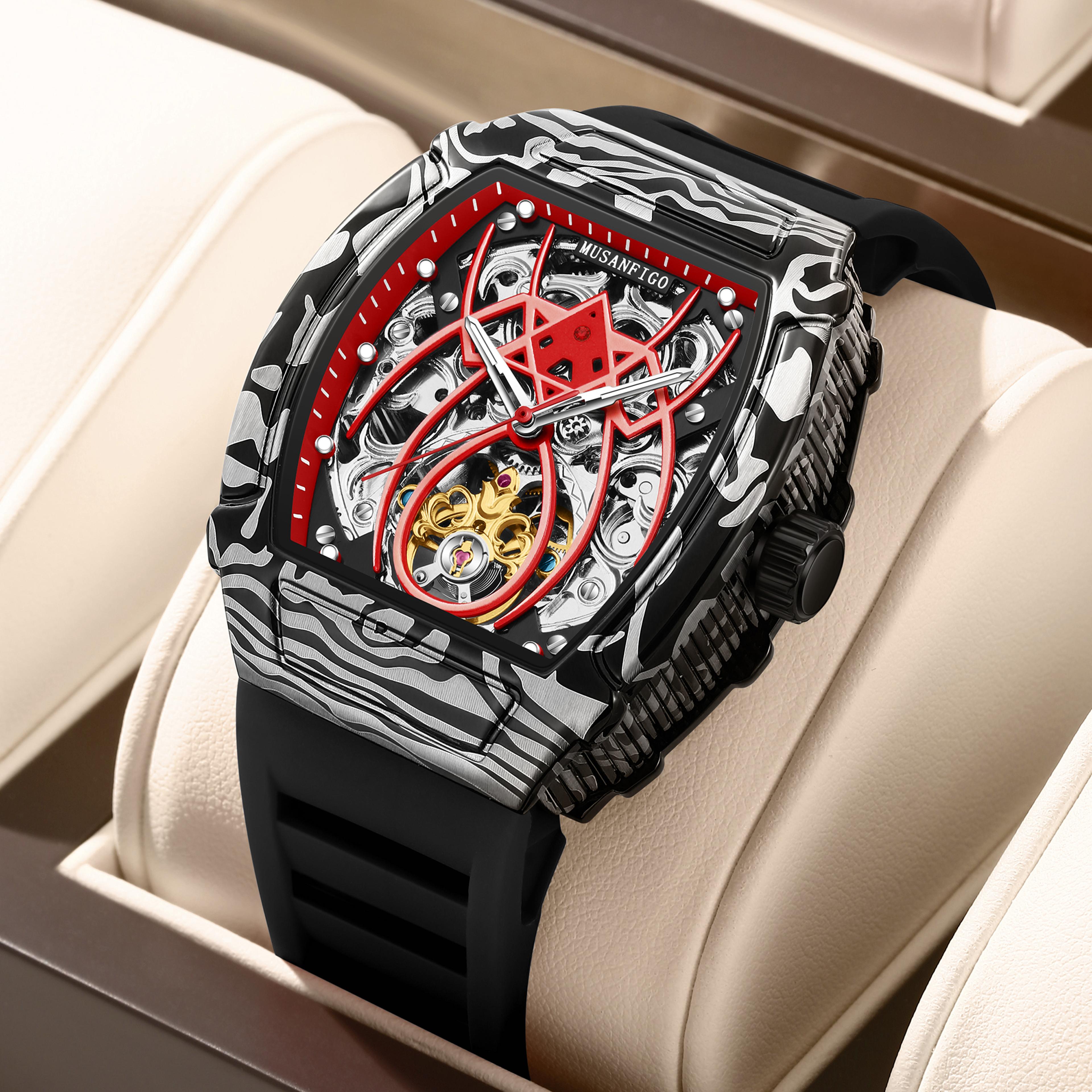 automatic mechanical watch fashion night glow waterproof luxury wristwatch gift