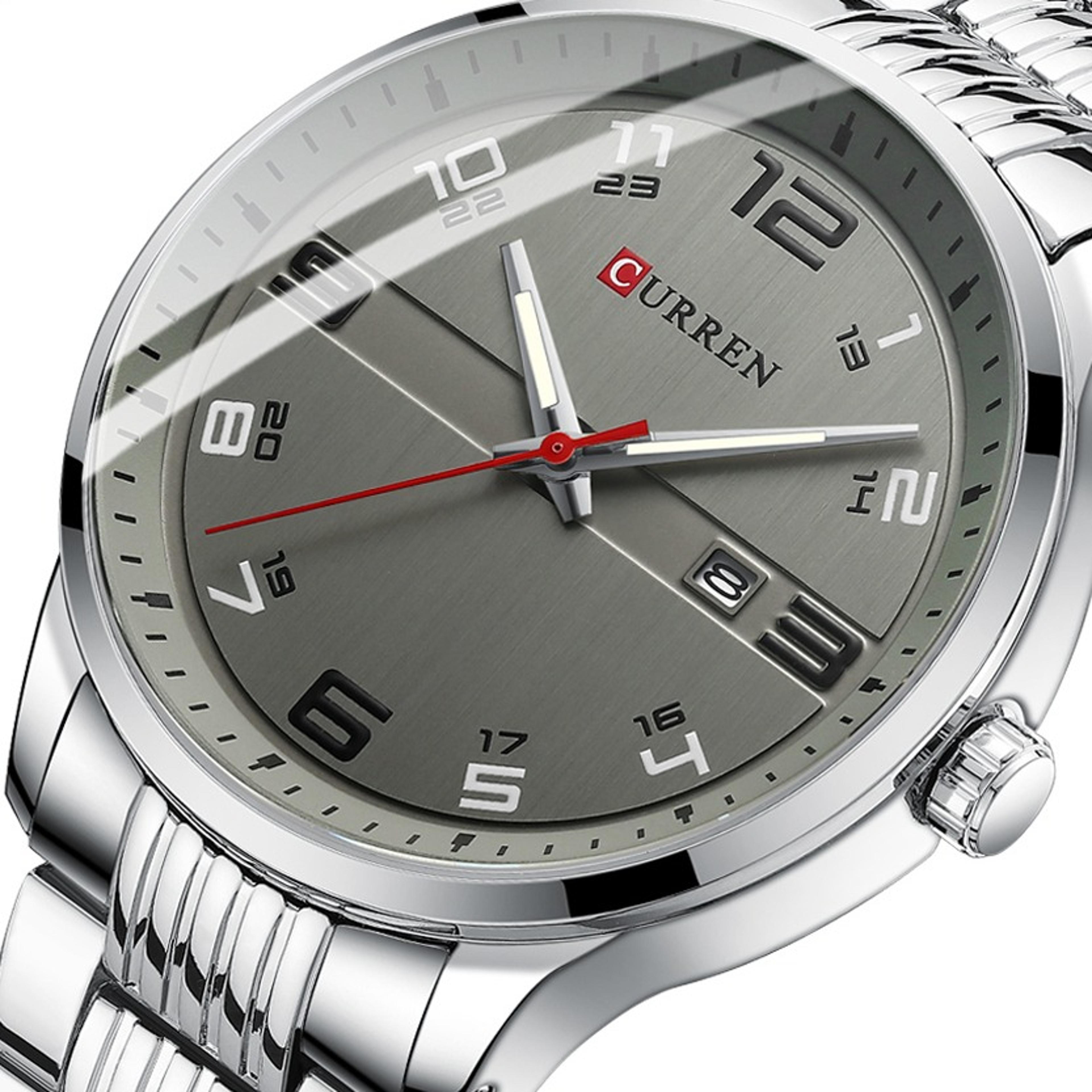 luxury military sports watch for men stainless steel luminous chronograph style