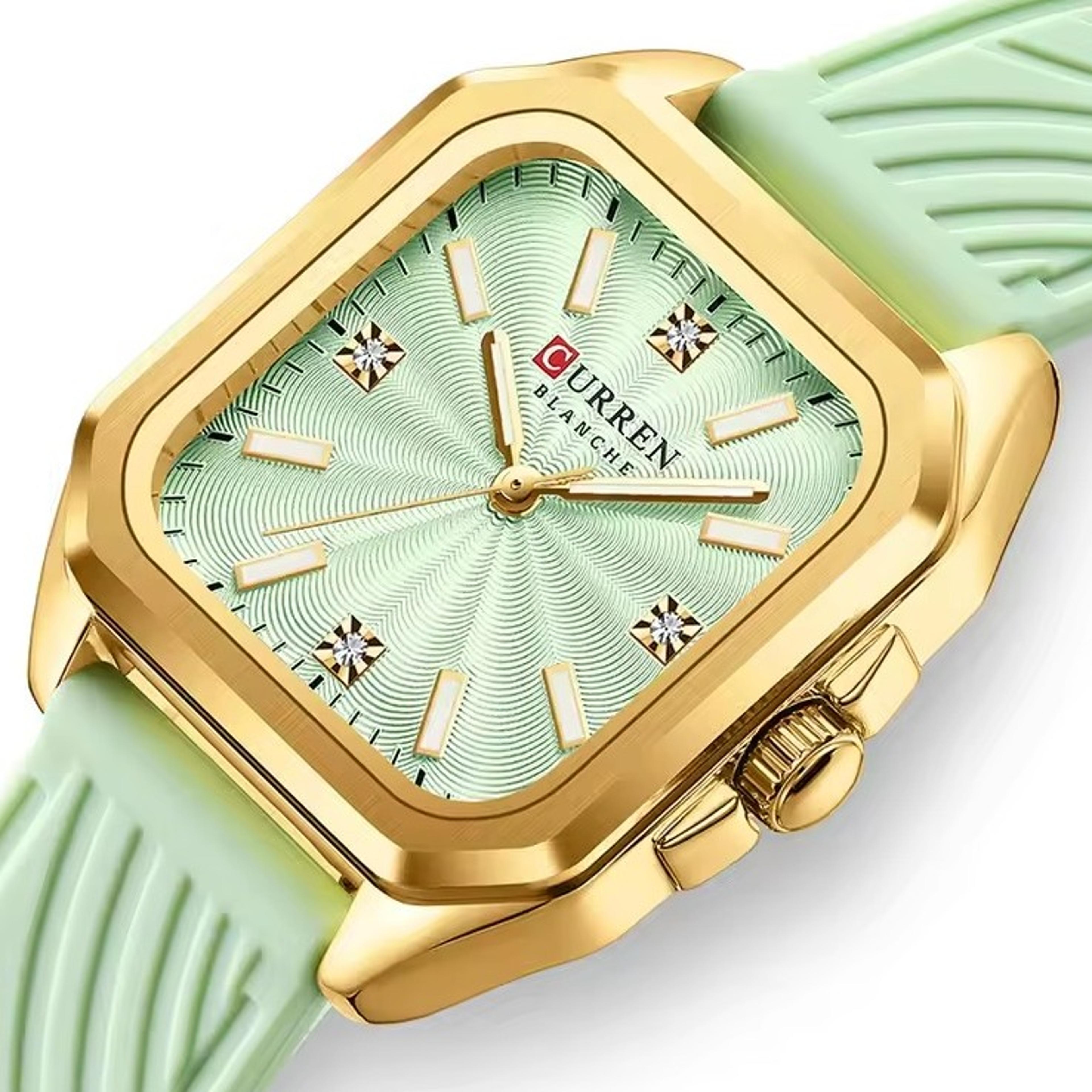 elegant square dial ladies quartz watch waterproof daily wear wristwatch