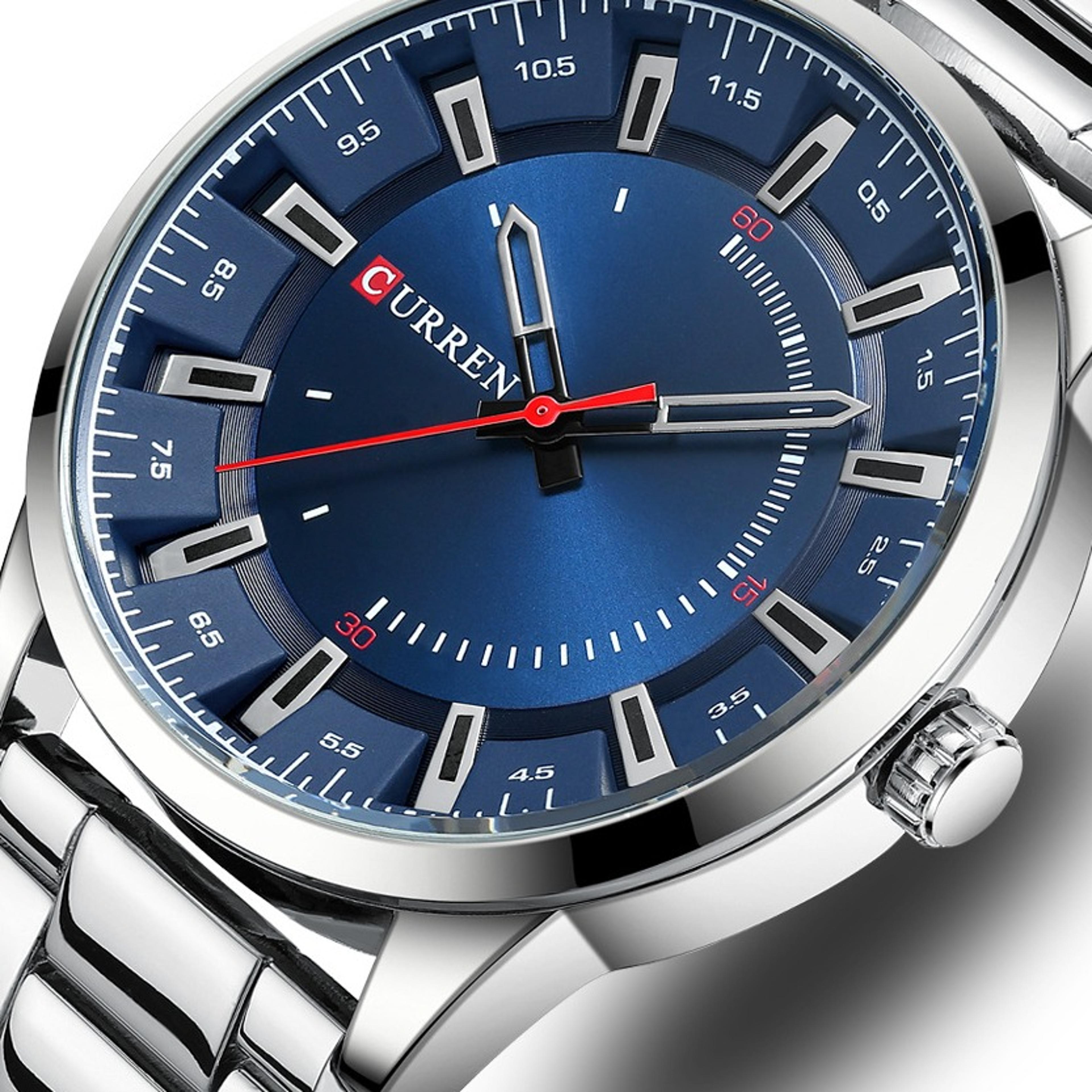 men ultra thin large dial quartz watch minimalist business stainless steel wristwatch