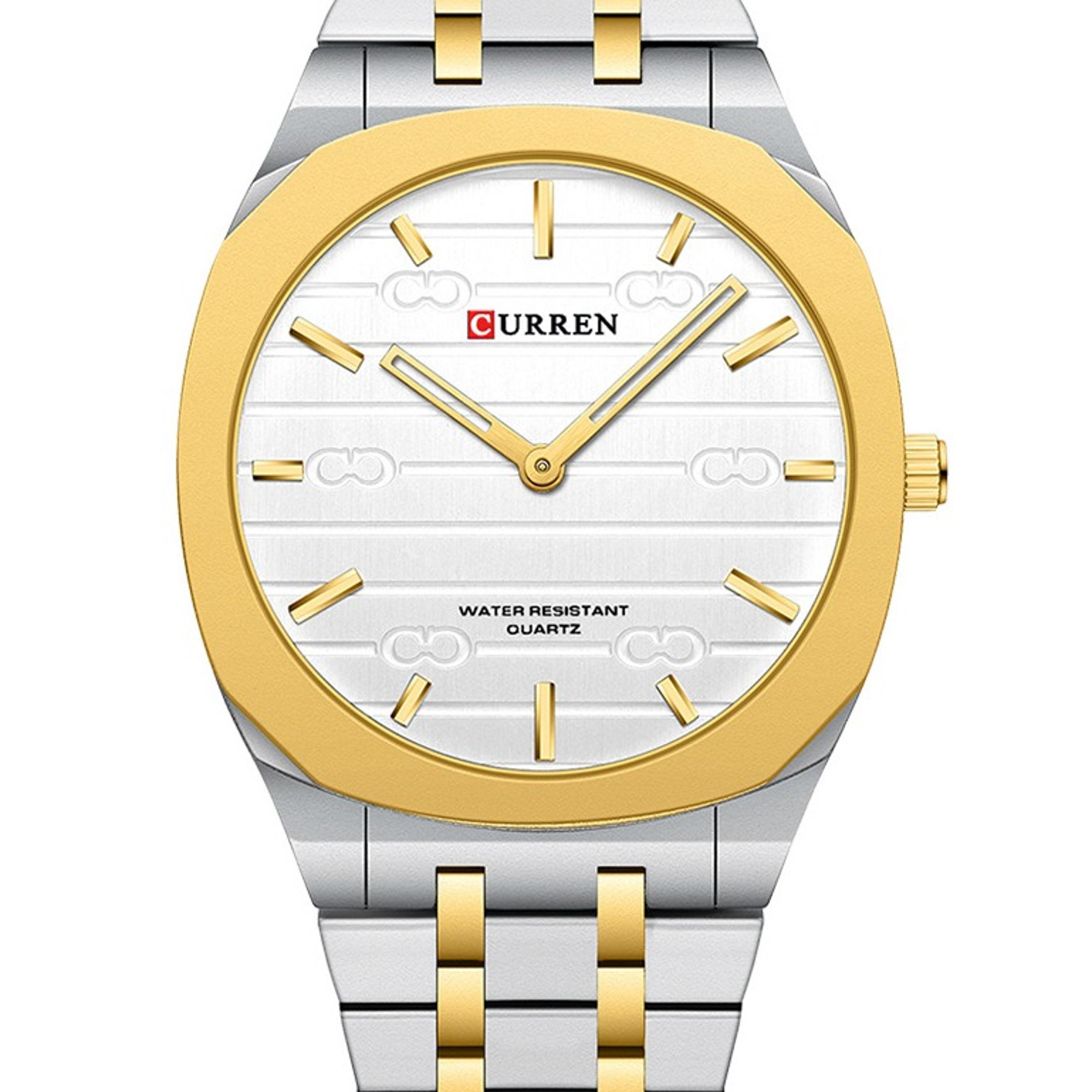 mens ultra thin square dial business quartz watch with calendar waterproof wristwatch