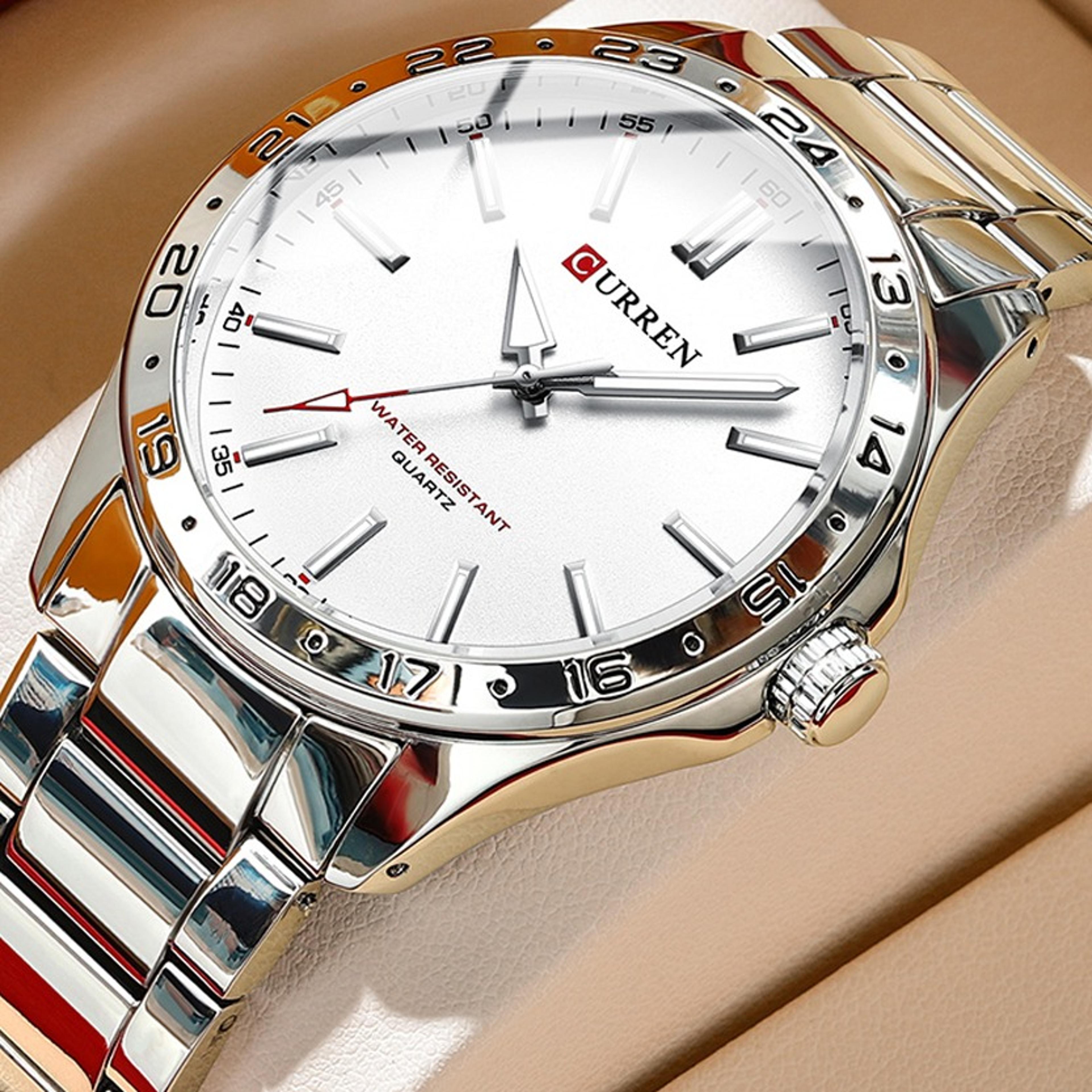 ultra thin men stainless steel quartz watch elegant business casual wristwatch