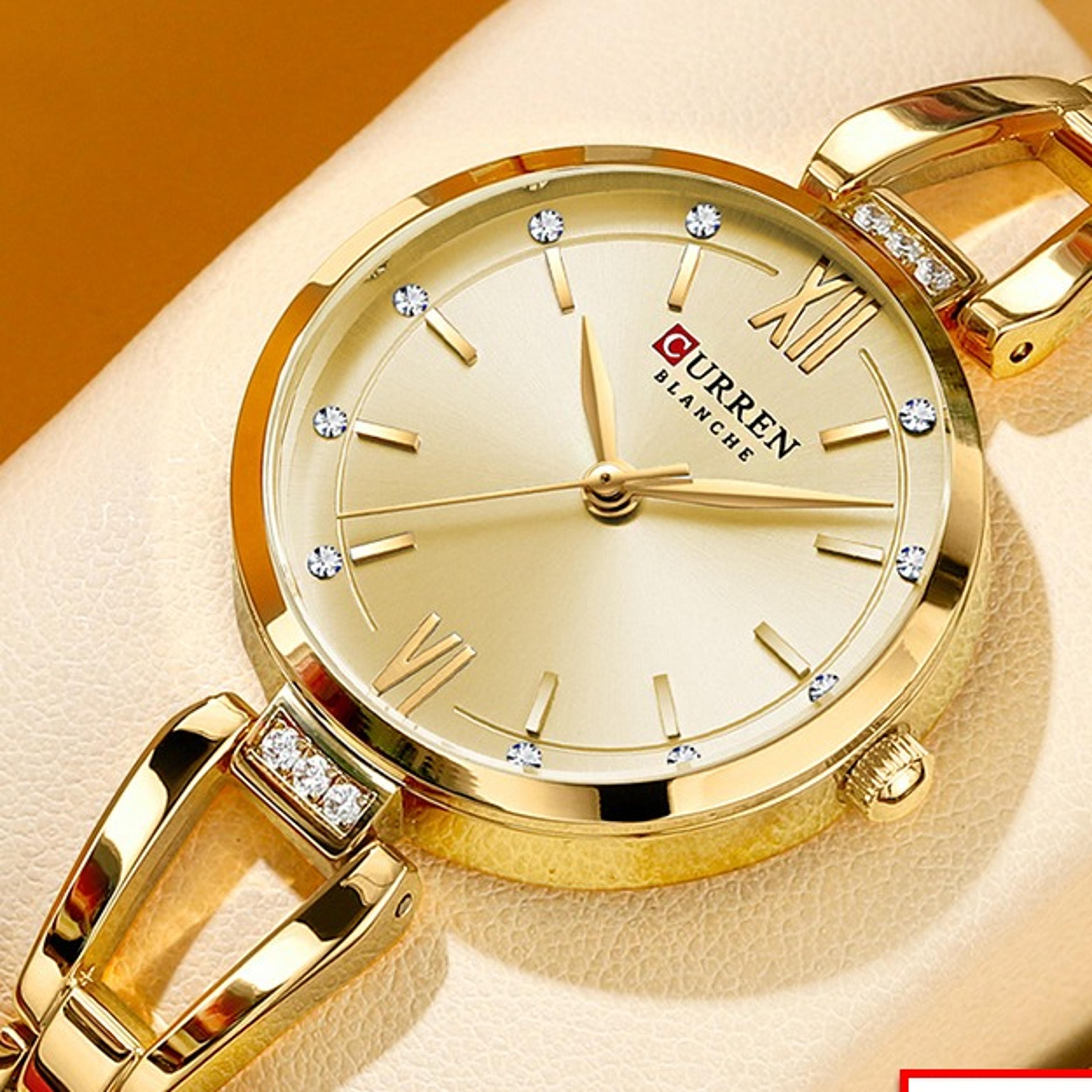 womens luxury stainless steel watch elegant waterproof quartz wristwatch with gift box