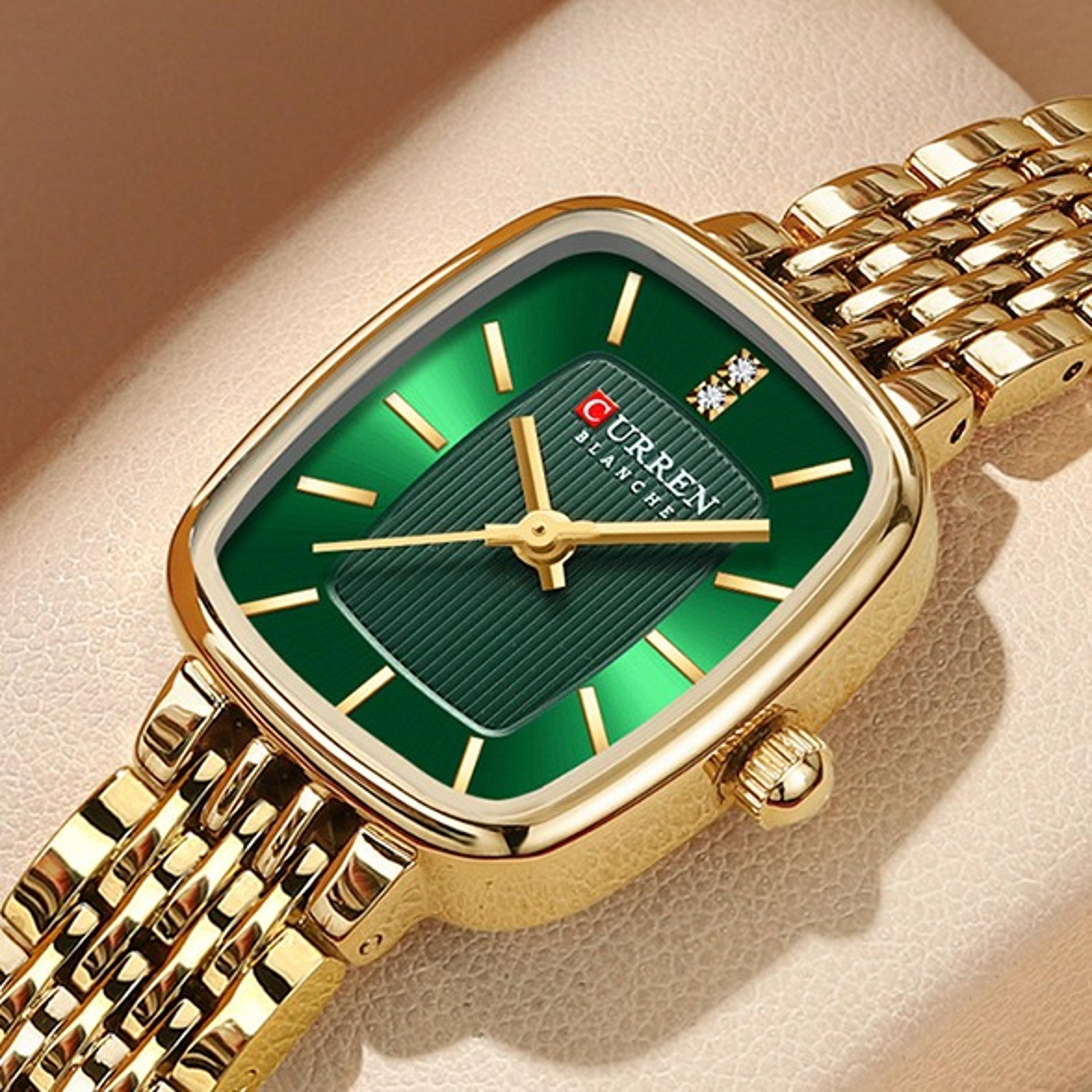 elegant square ladies watch with gift box fashion minimalist wrist watch