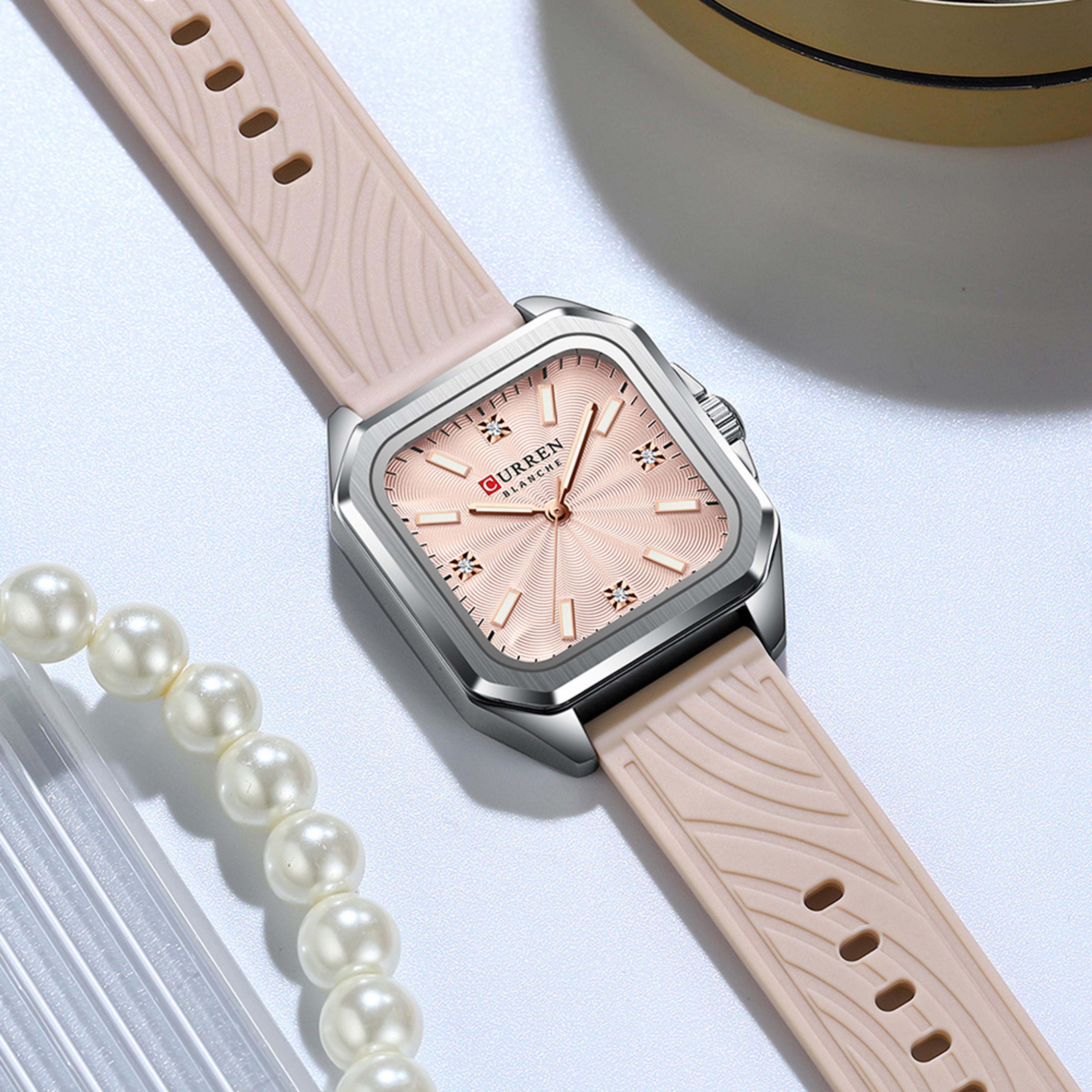 fashion square women silicone strap quartz watch stylish casual wristwatch for girls