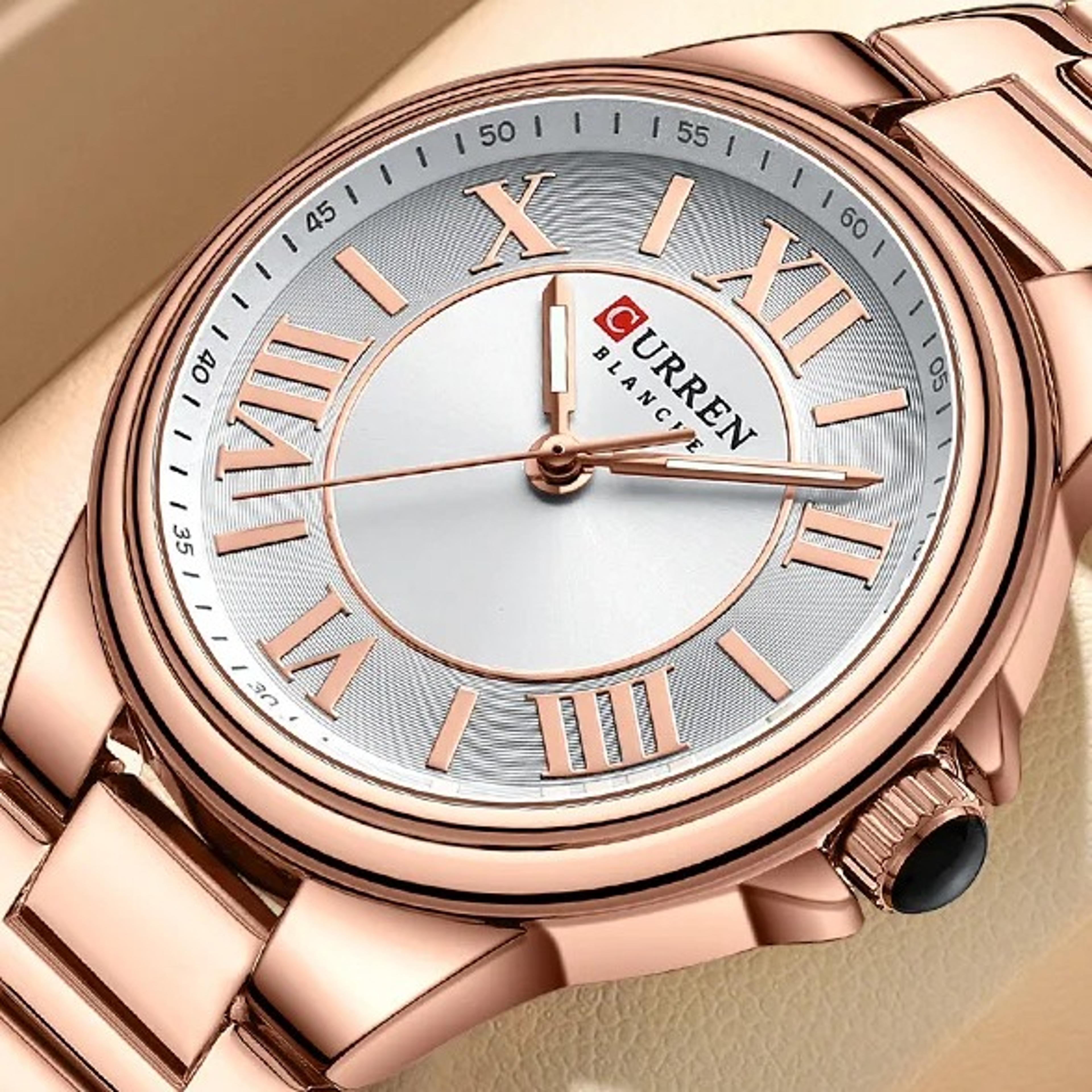 stainless steel ladies watch elegant luminous womens fashion wrist watch gift