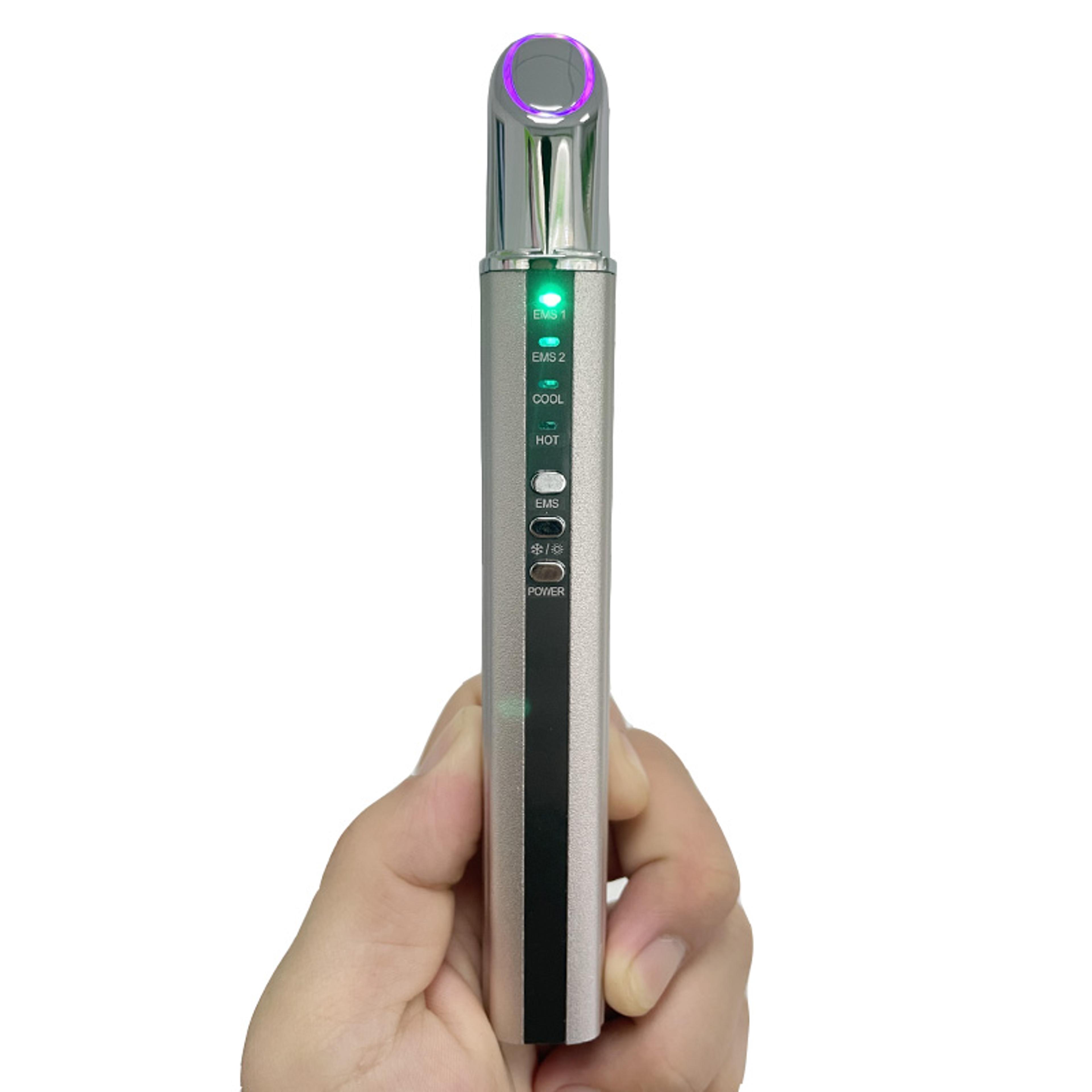 eye massager with sonic vibration for firming and under eye care