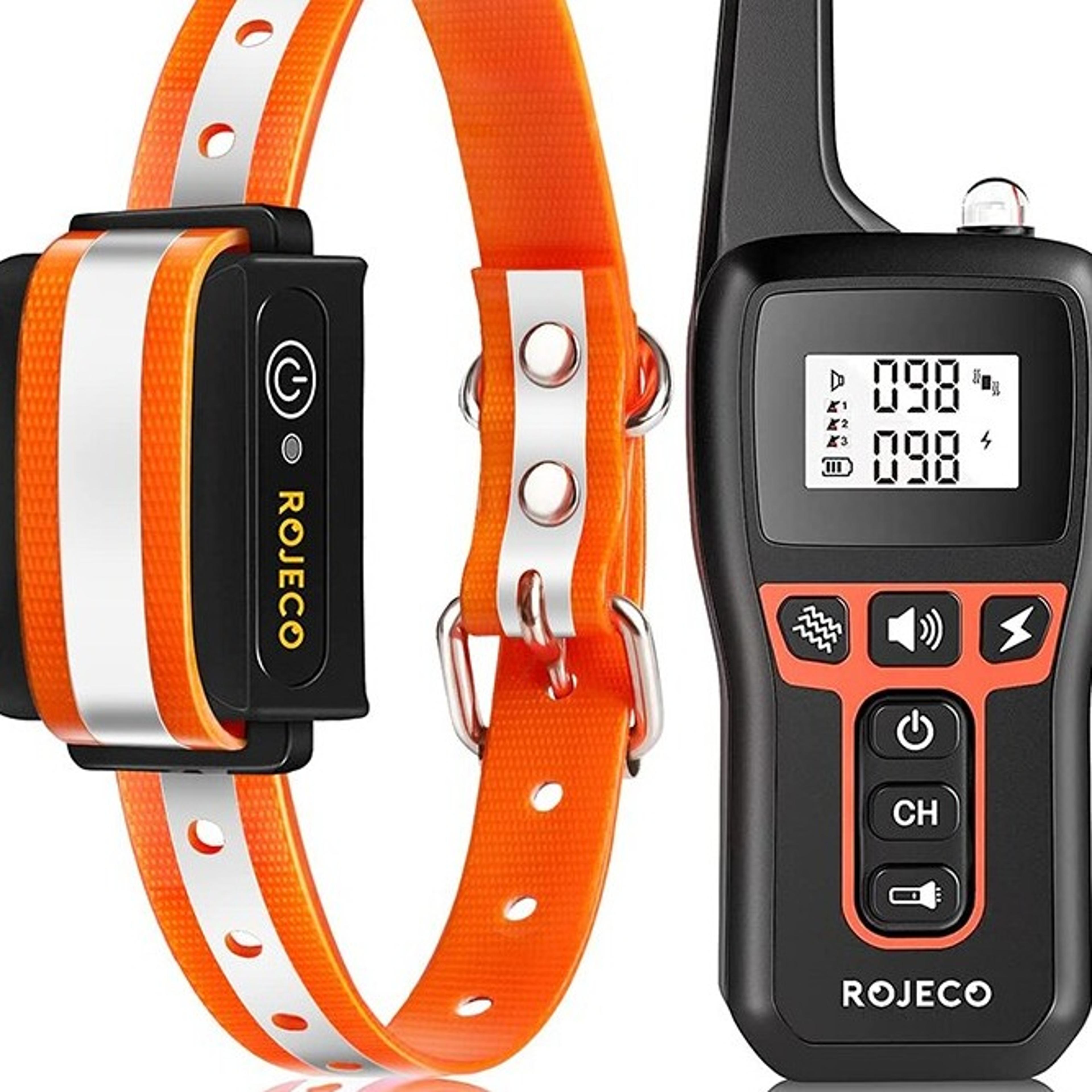 remote dog training collar rechargeable waterproof bark control collar