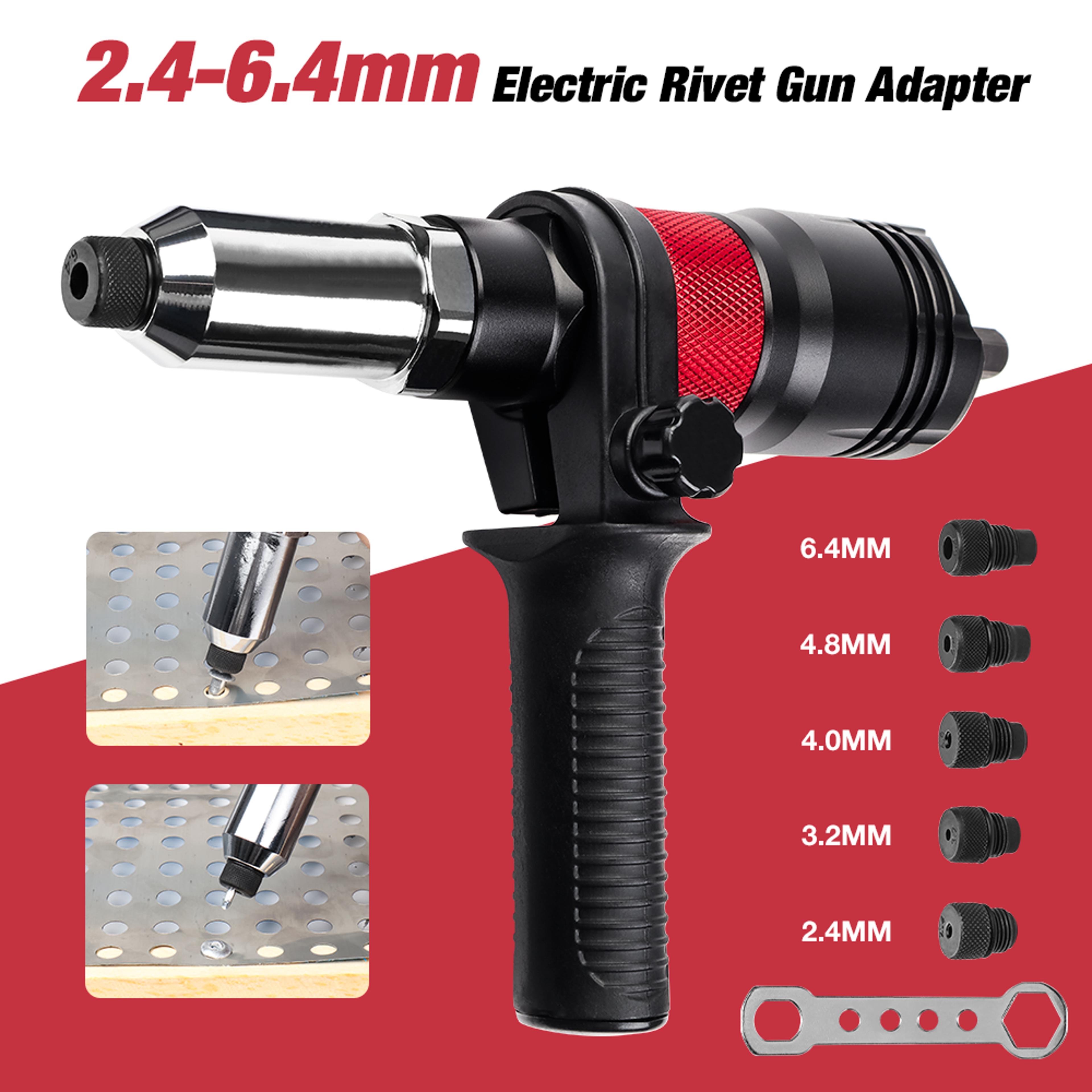cordless electric rivet nut tool adapter insert nut riveting gun converter for diy and workshop projects