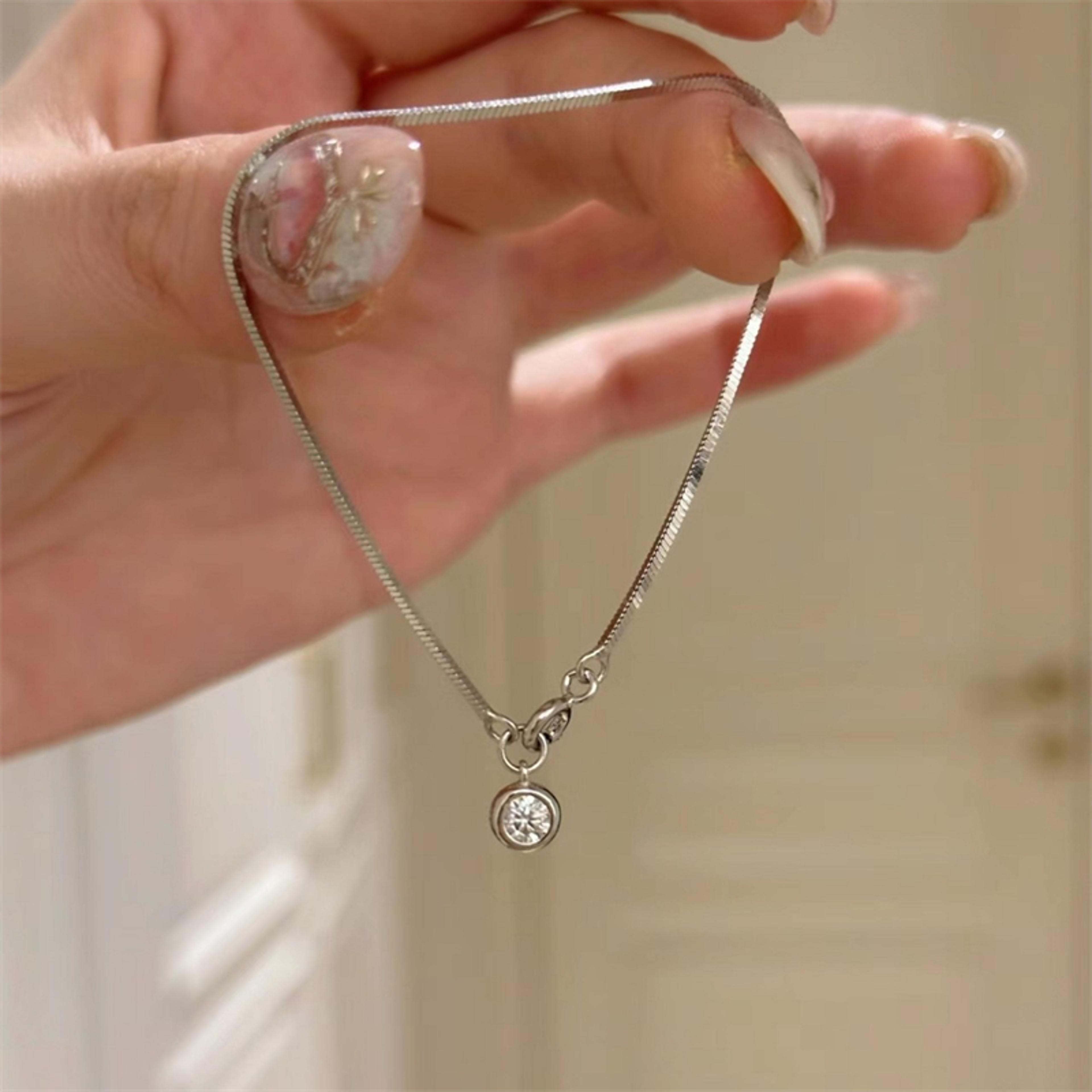 luxury zircon flower bracelet minimalist floral charm jewelry gift for women