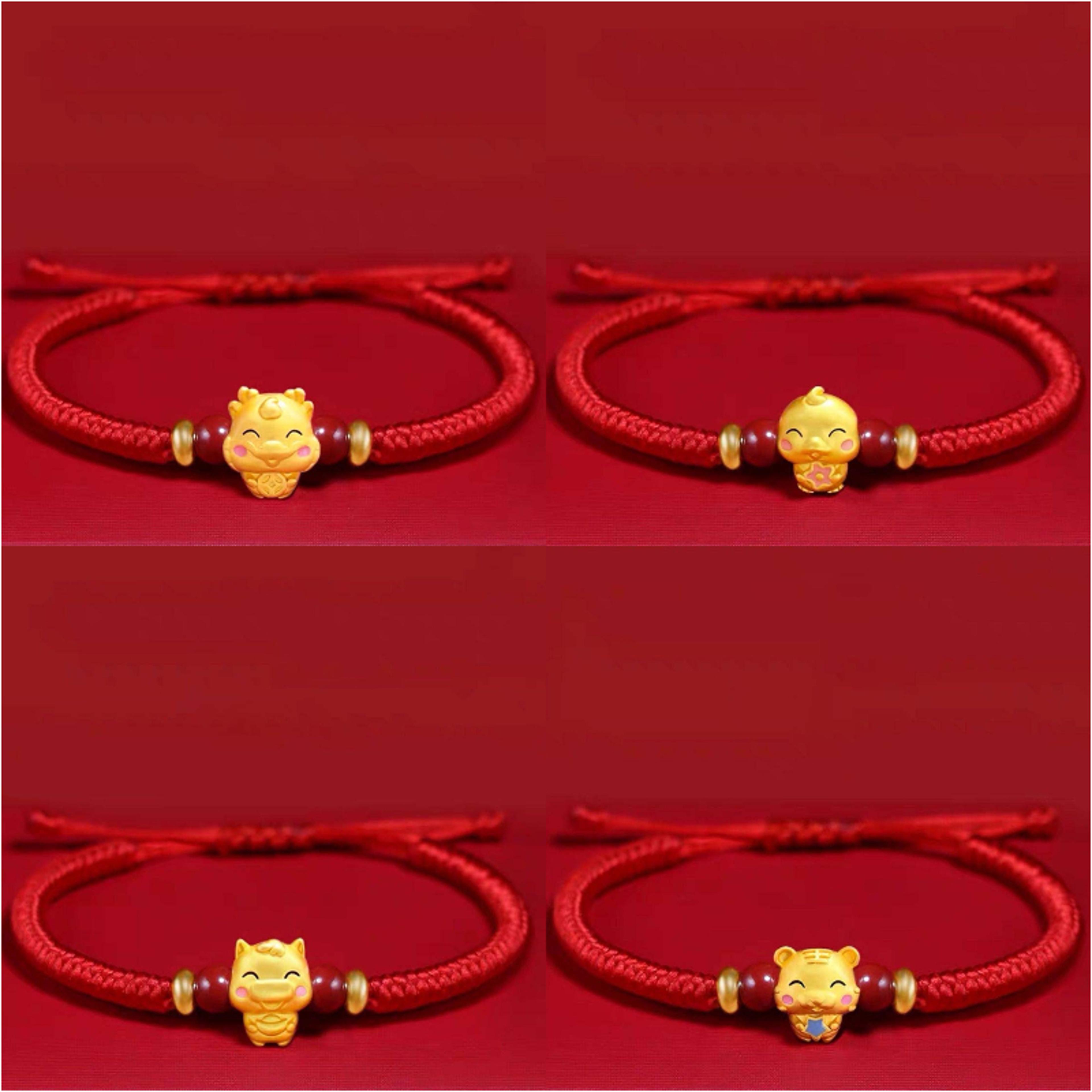 zodiac charm red rope bracelet for men women personalized birthday gift jewelry