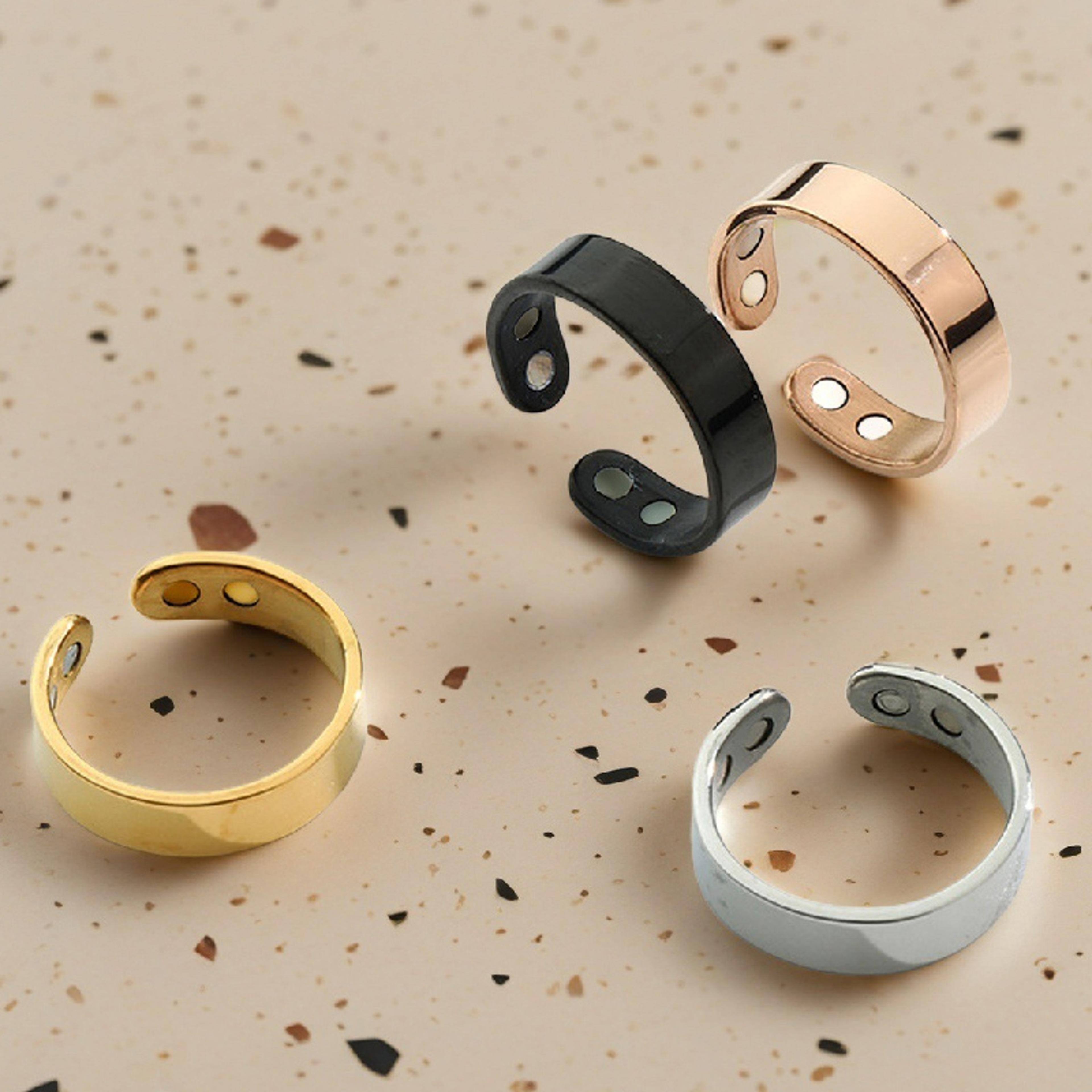 magnetic anti snoring ring sleep aid acupressure therapy ring for men women