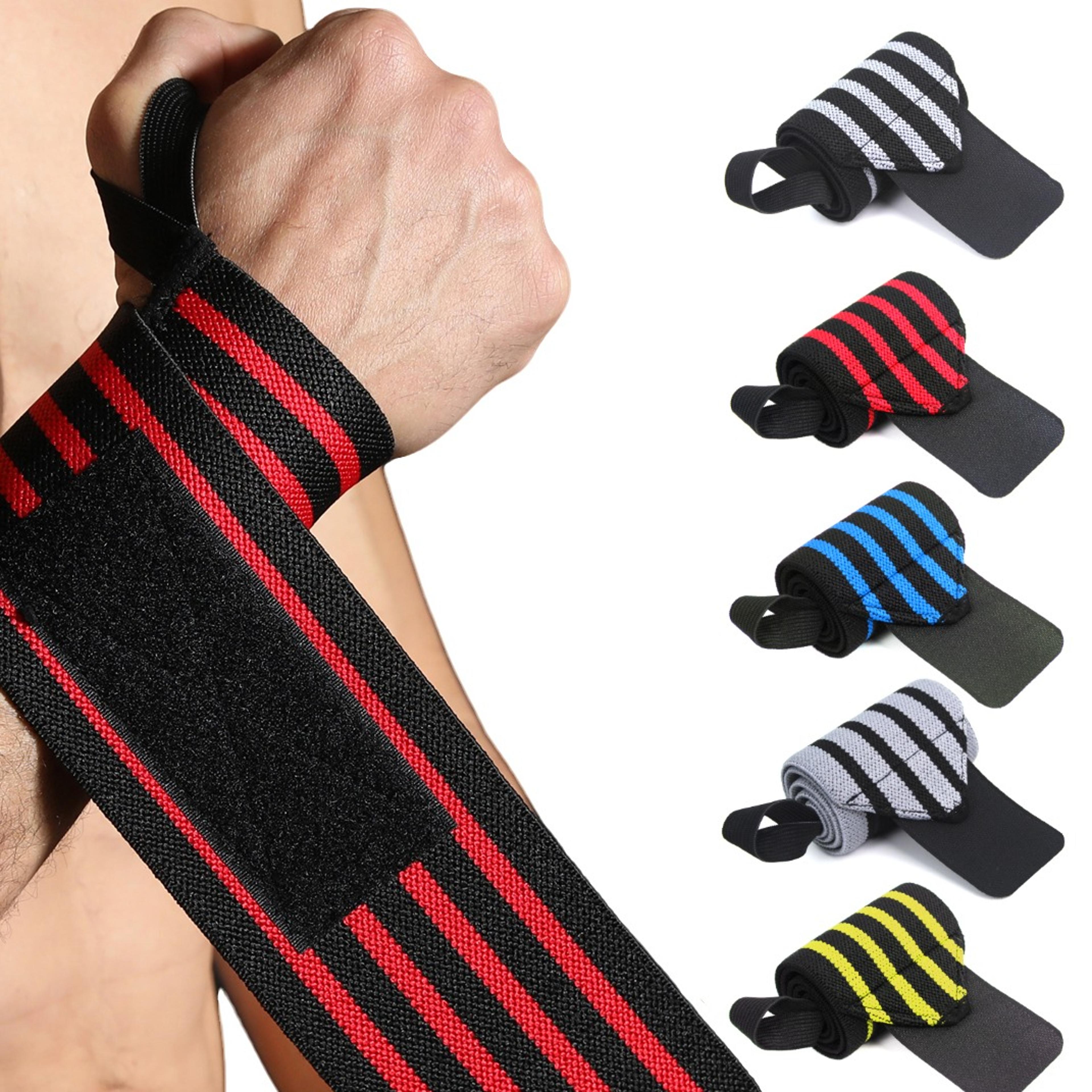 adjustable weightlifting wrist wraps gym support straps for strength training workout protection