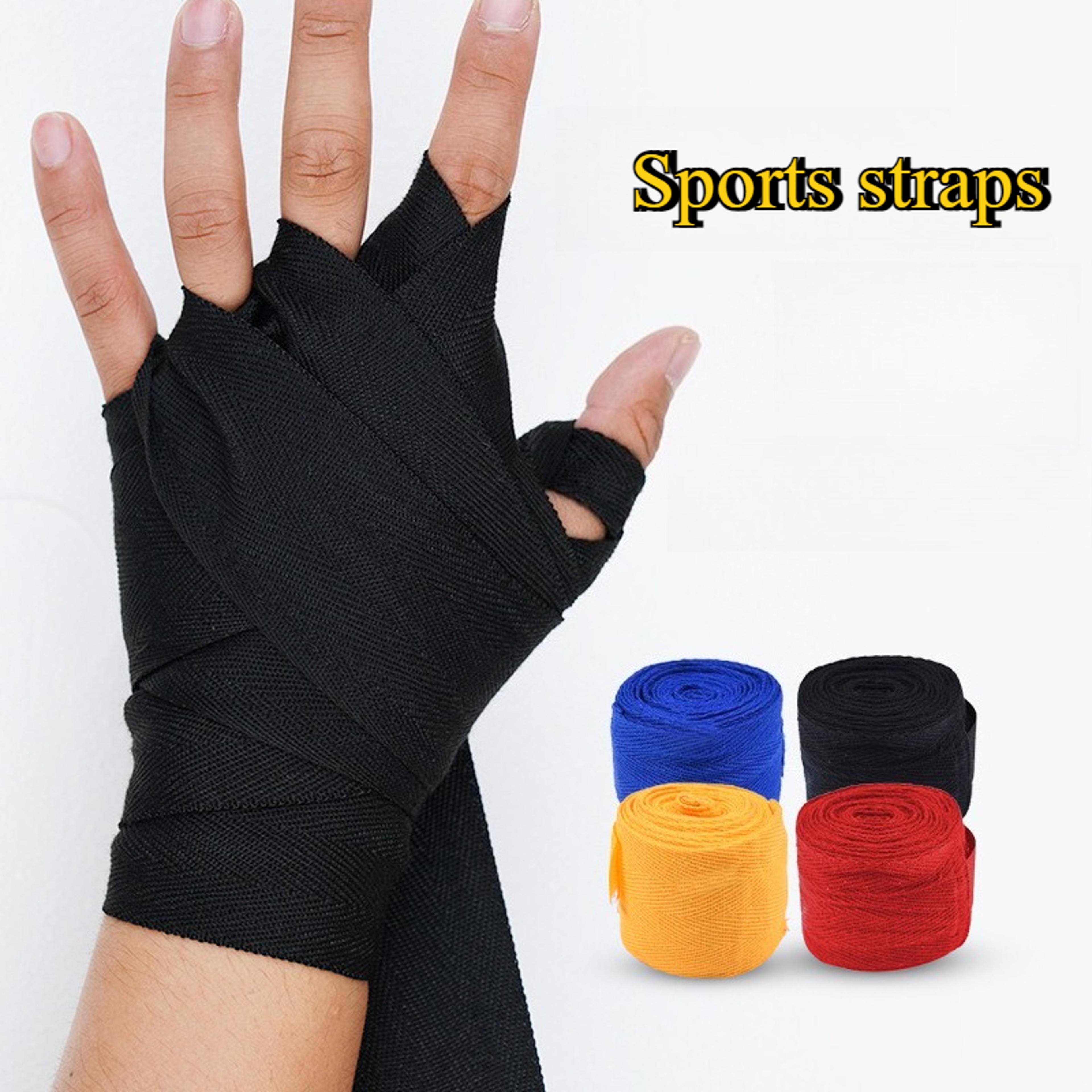 pure cotton boxing hand wraps set for wrist support training and fitness protection