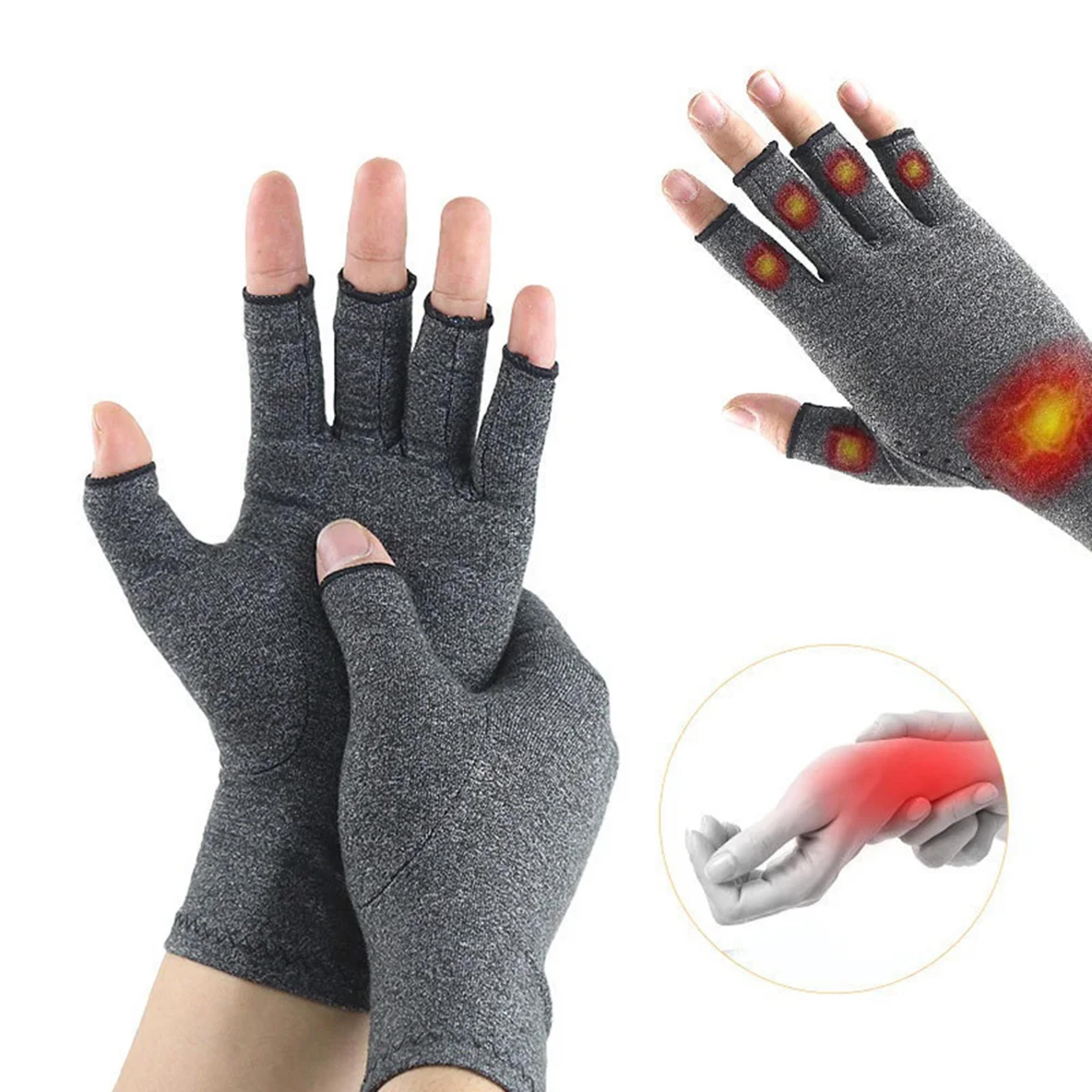 compression arthritis gloves wrist support half finger pain relief gloves for joint therapy cycling and daily use