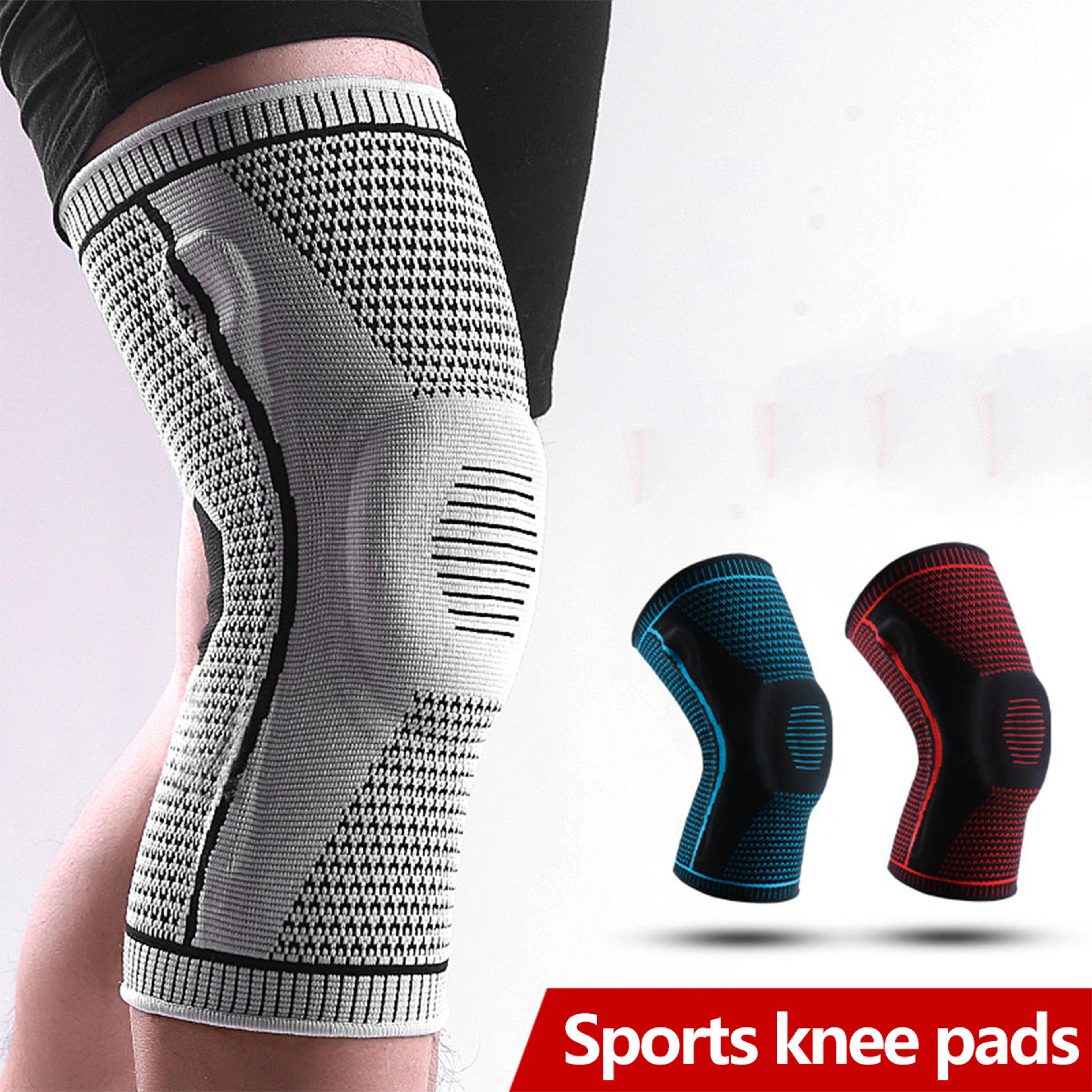 double compression knee sleeve support for sports running gym joint stability and recovery