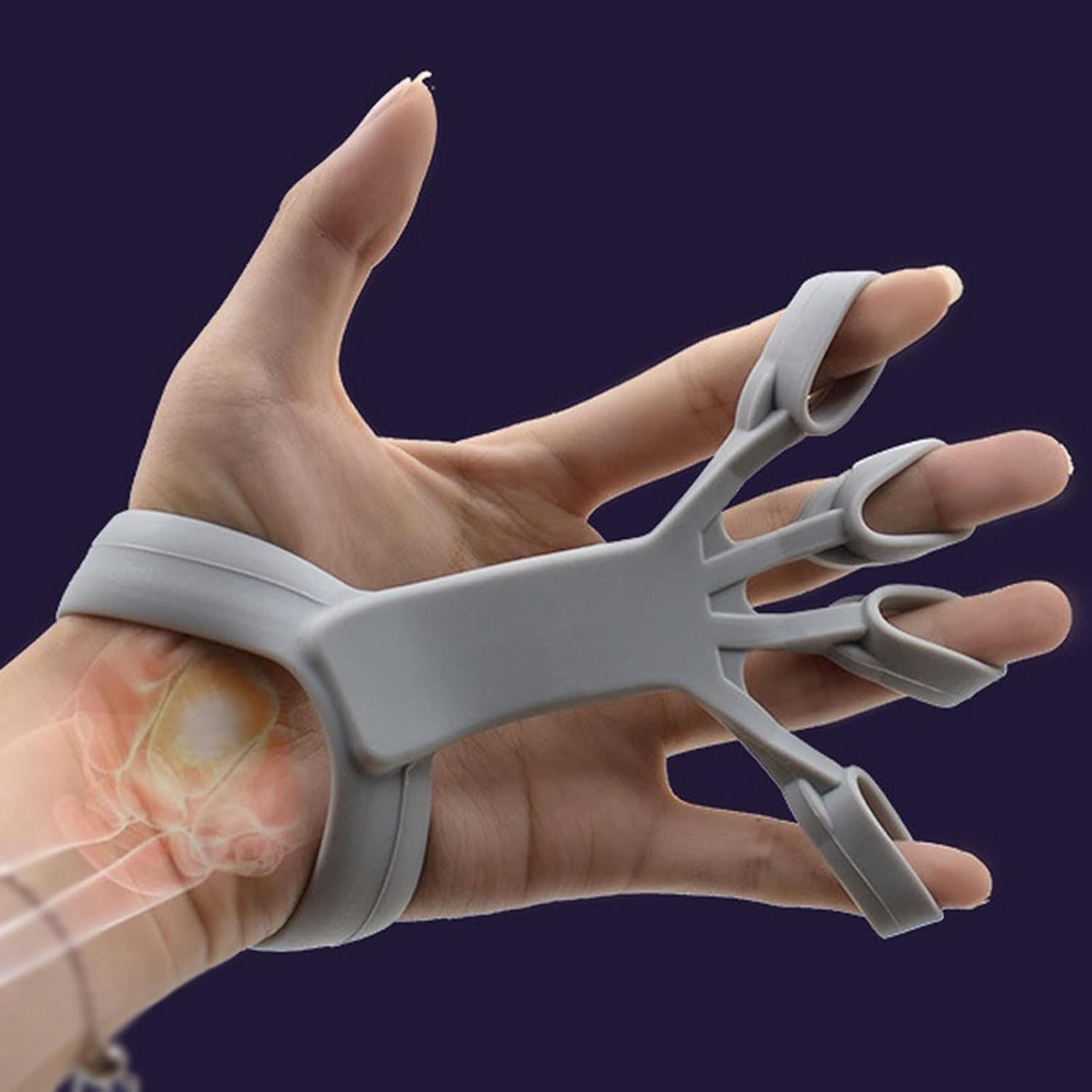 silicone finger stretching exerciser hand grip trainer for finger strength and wrist flexibility