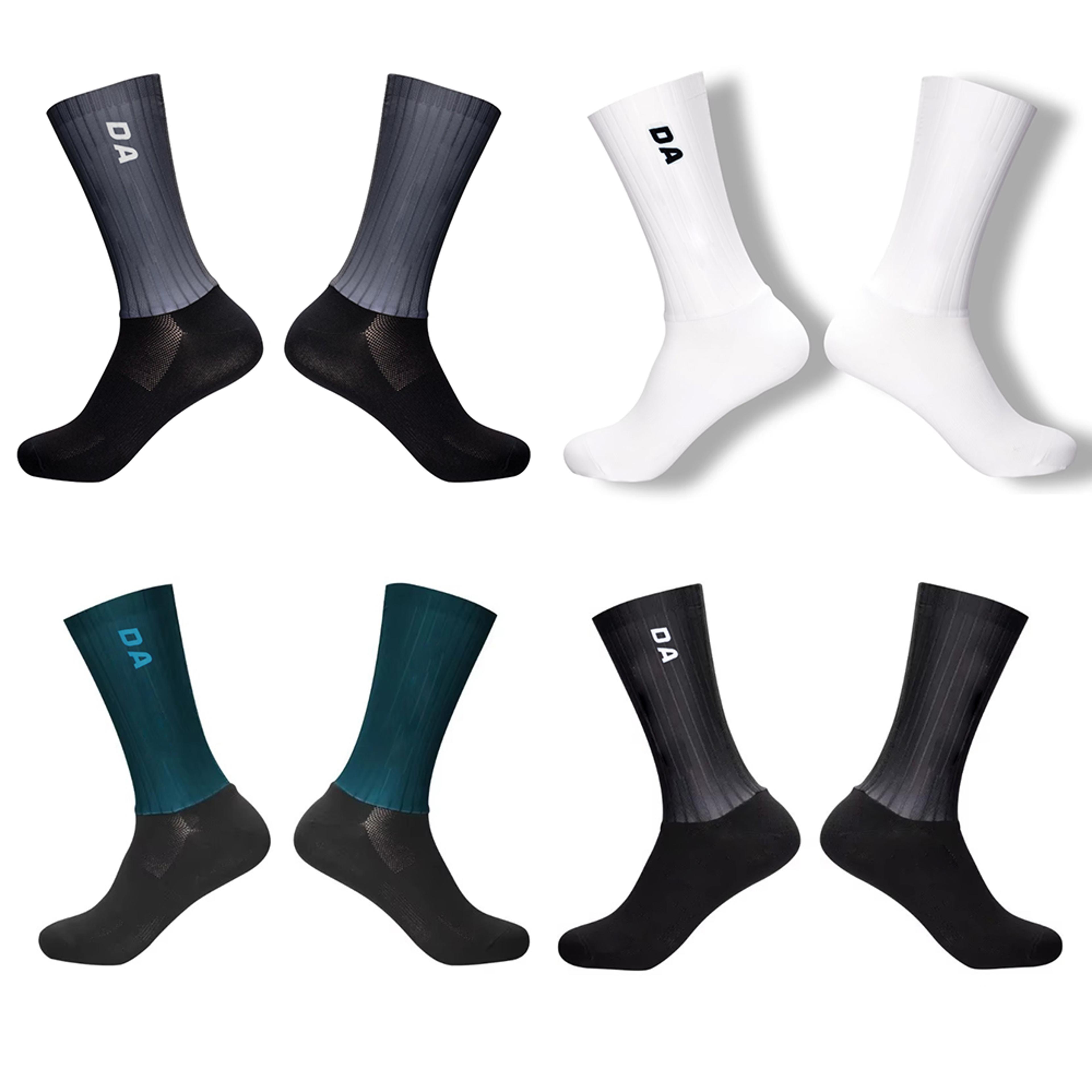 pro aero cycling socks for men breathable anti slip moisture wicking performance socks