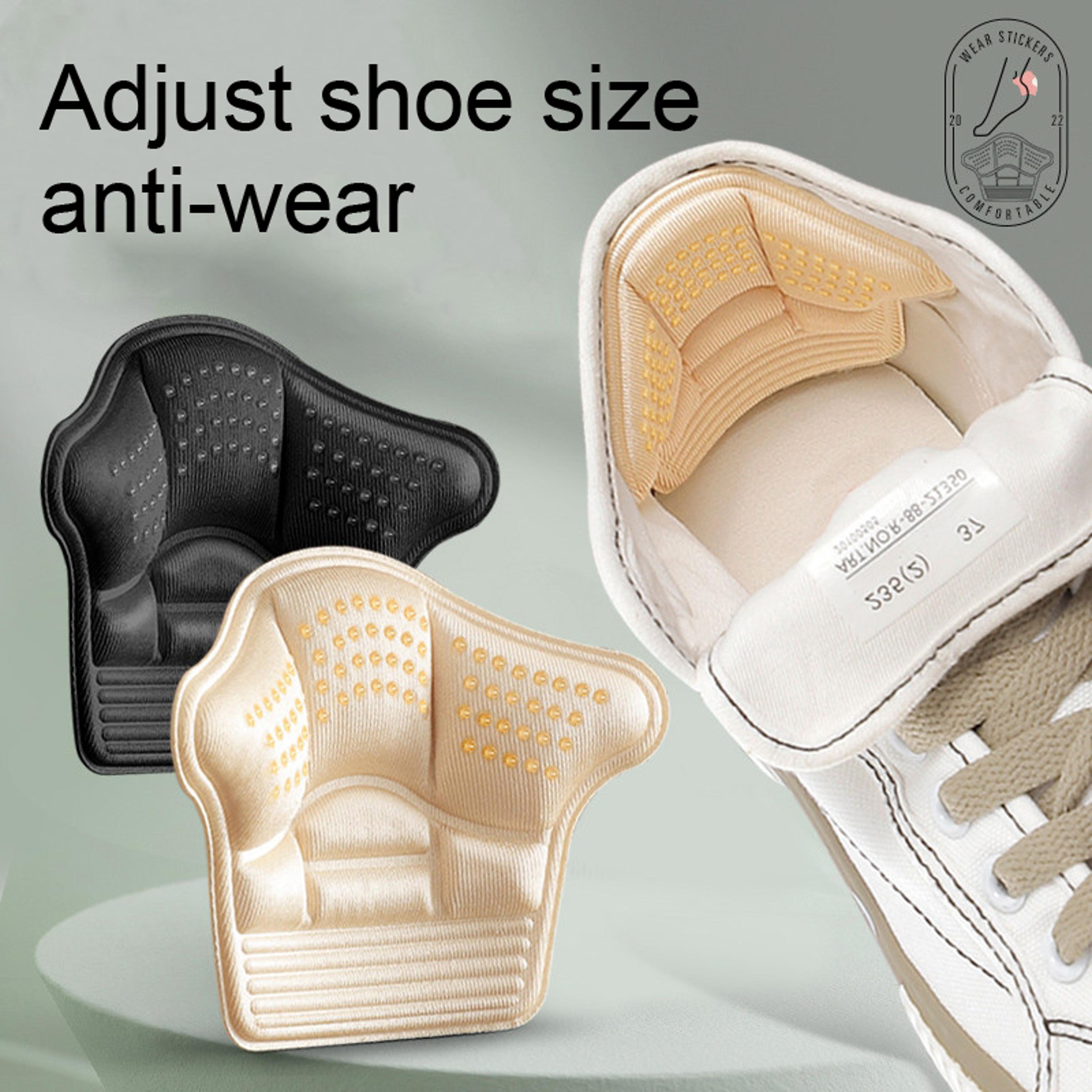 comfort heel grip pads self adhesive shoe size adjuster and anti slip heel protectors