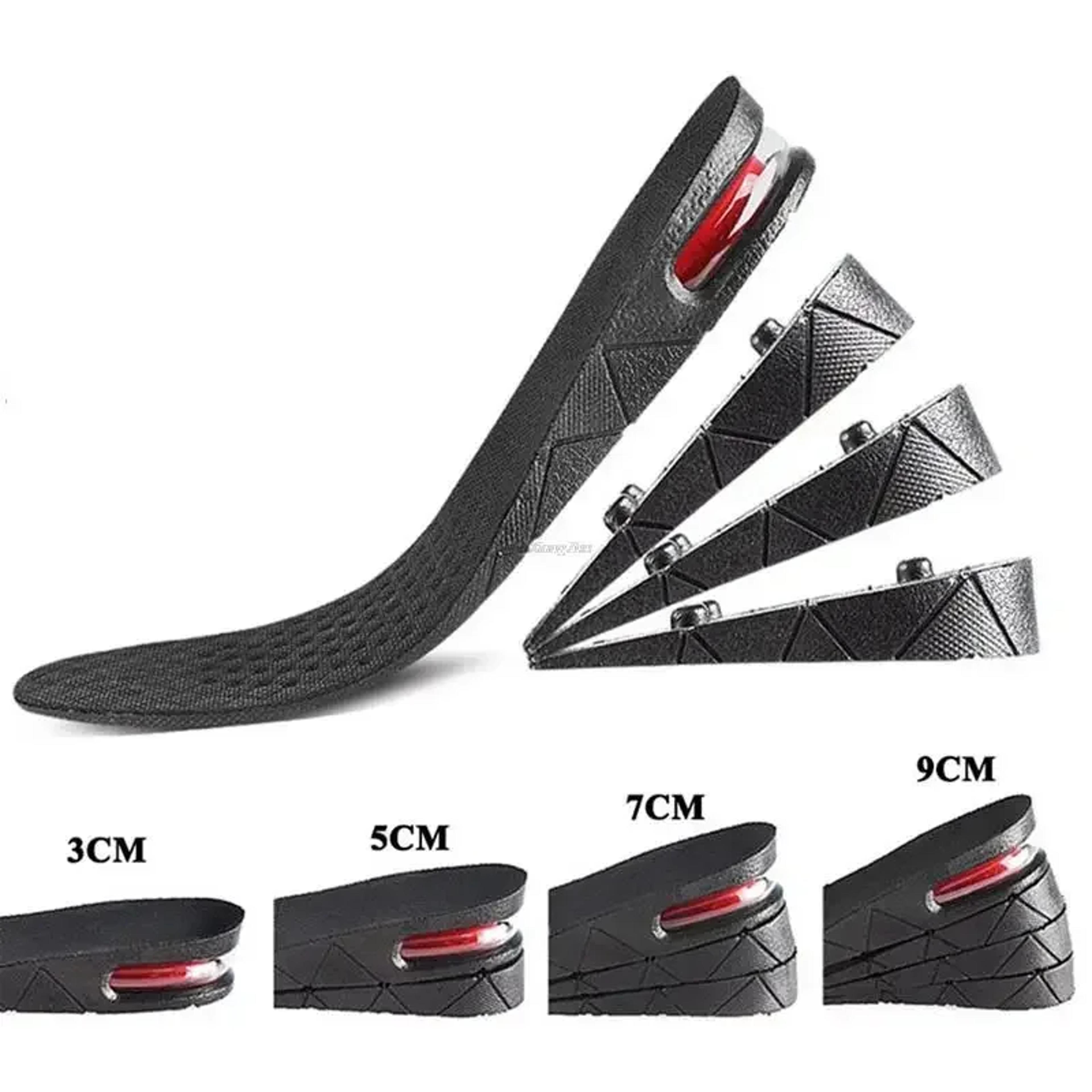 adjustable height increase insoles invisible air cushion shoe lifts for men and women