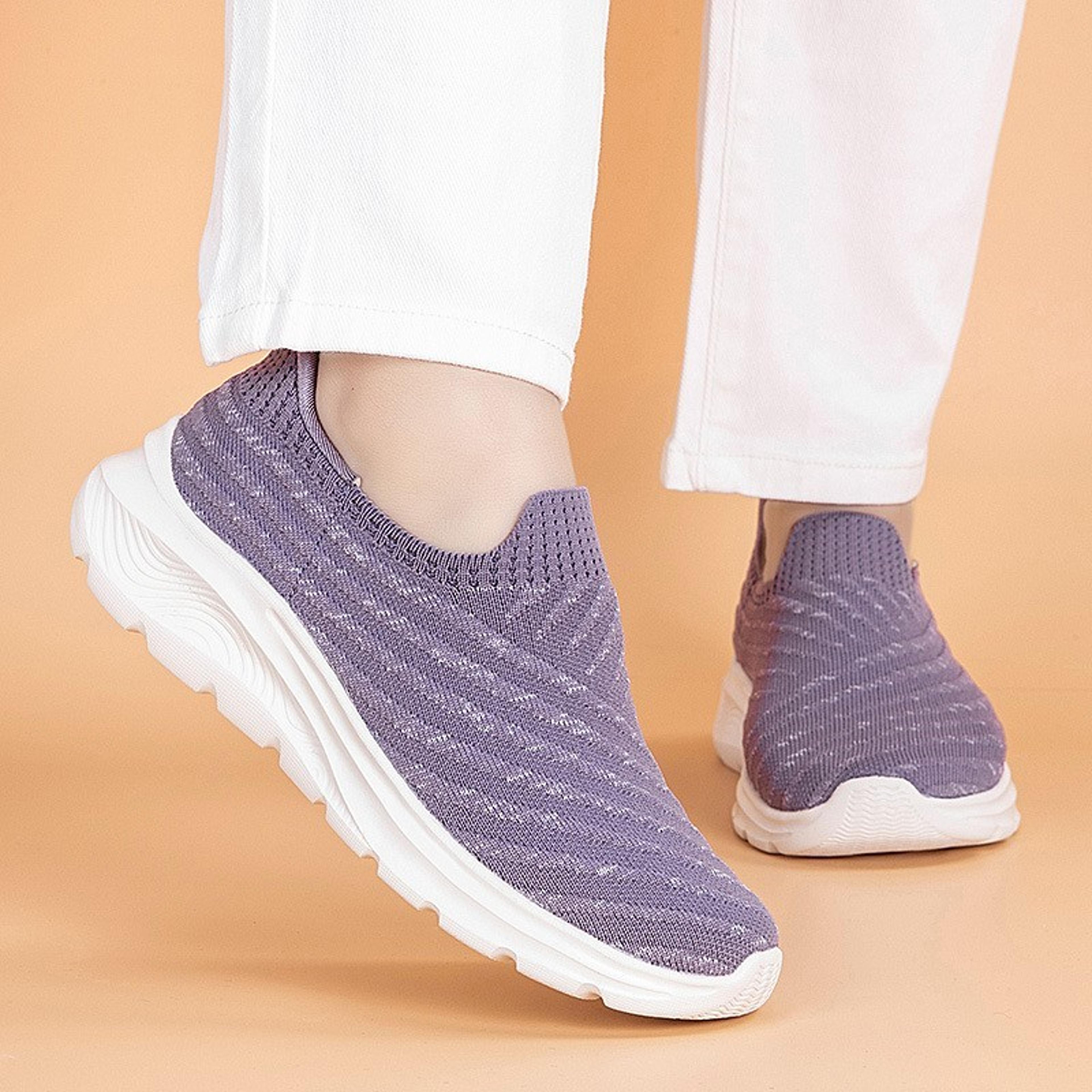 everyday comfort womens slip on sneakers breathable walking shoes