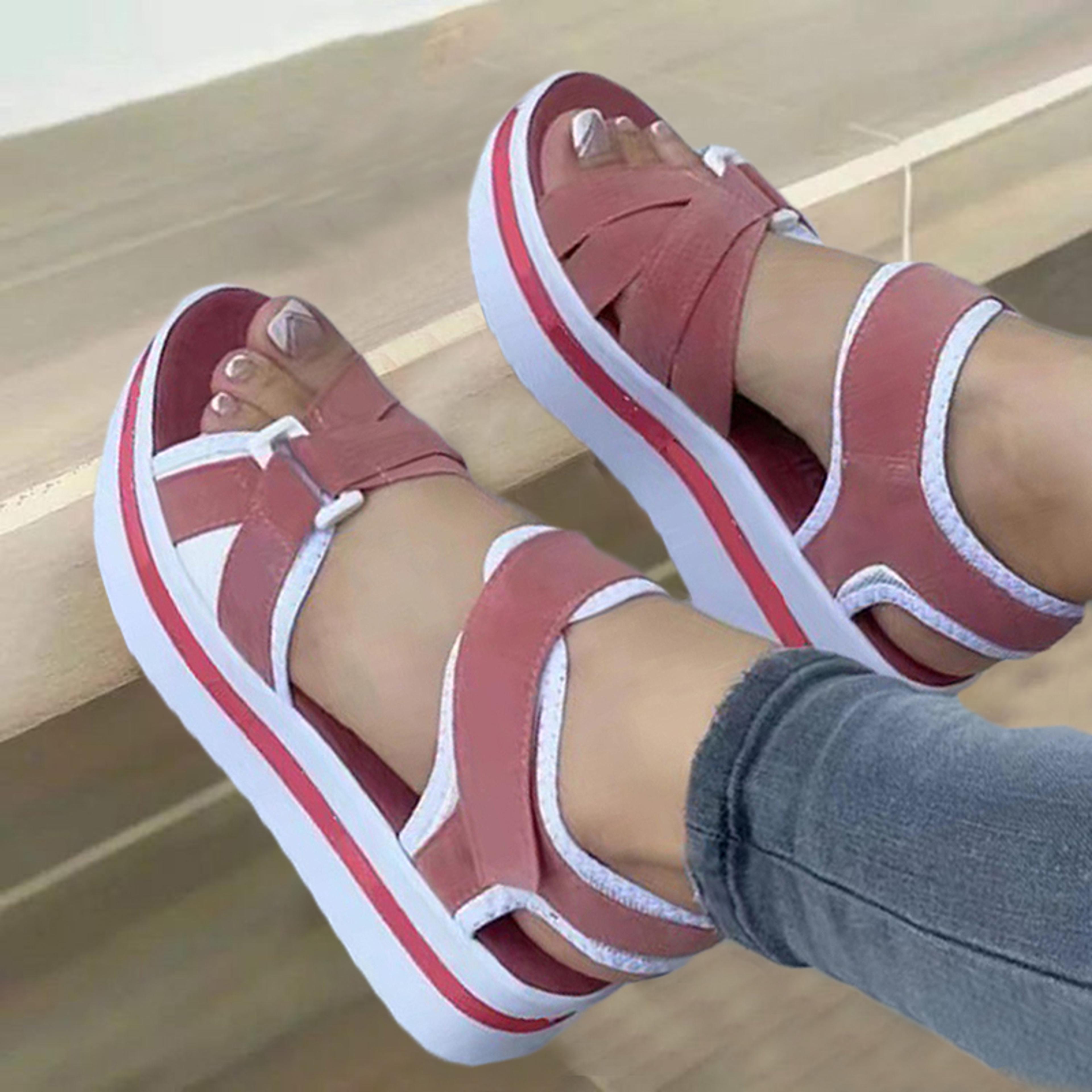 lightweight women wedge sandals comfortable summer outdoor shoes