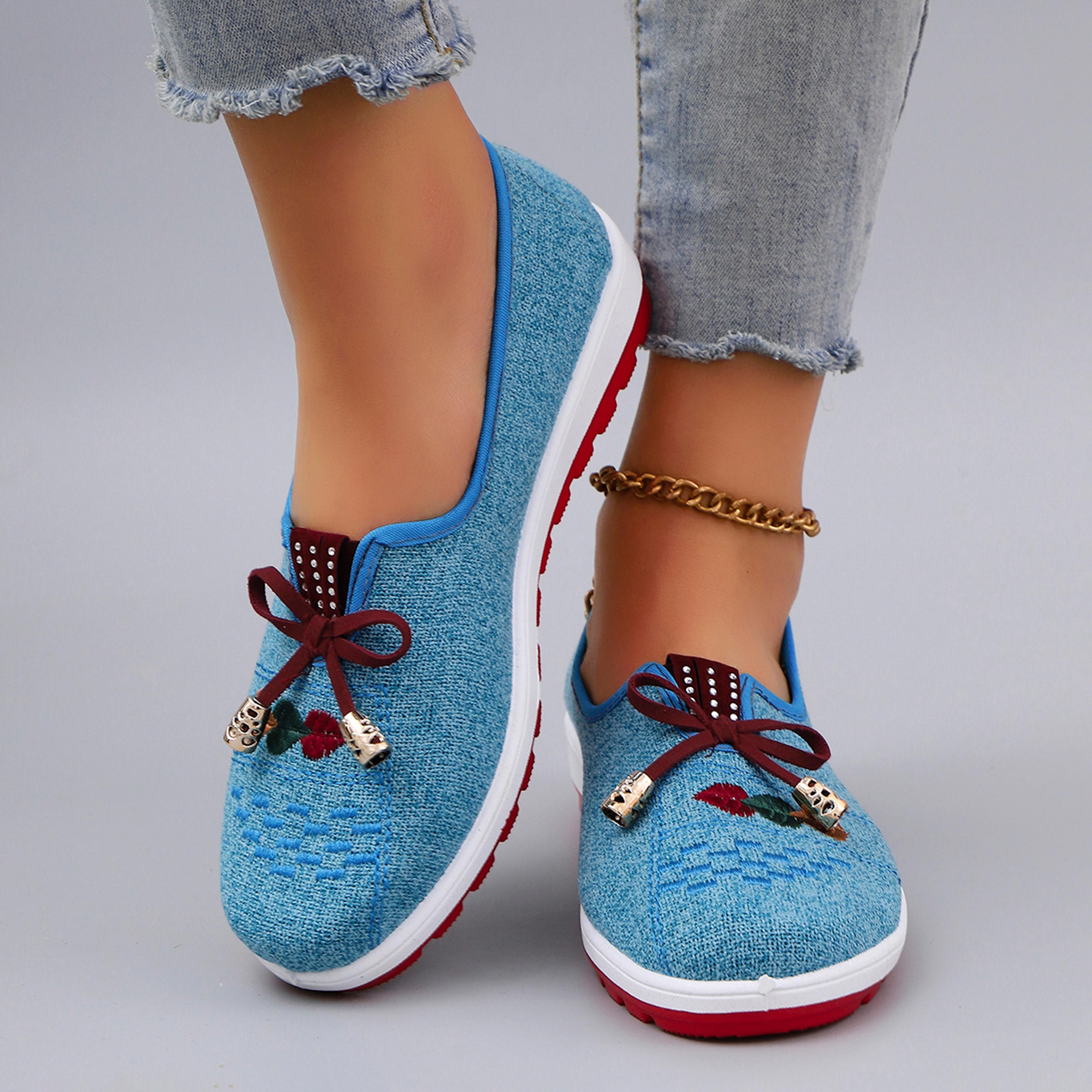 womens breathable mesh flat sneakers lightweight summer casual walking shoes
