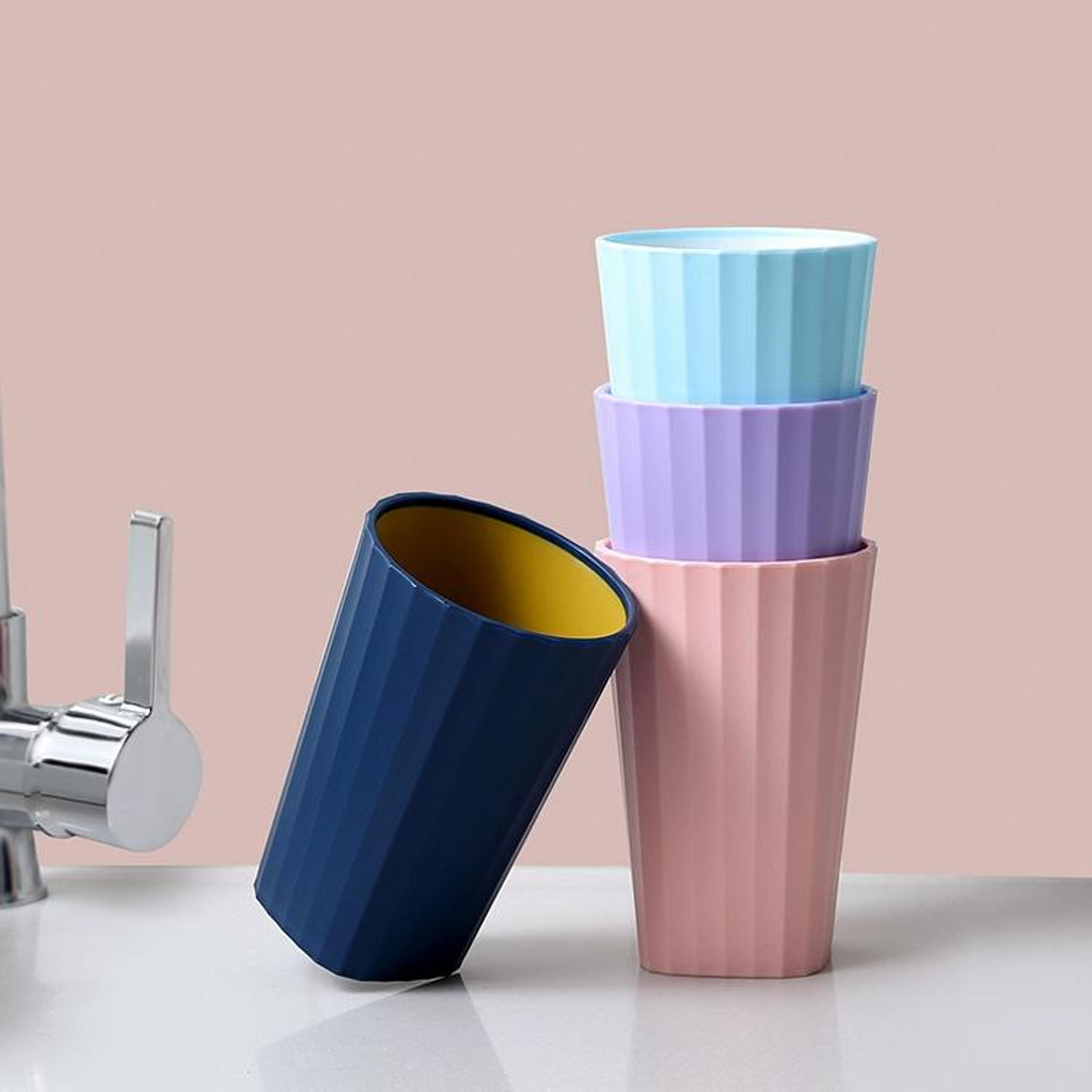 couple portable toothbrush cup with handle hygienic toothbrush holder cup for travel & home
