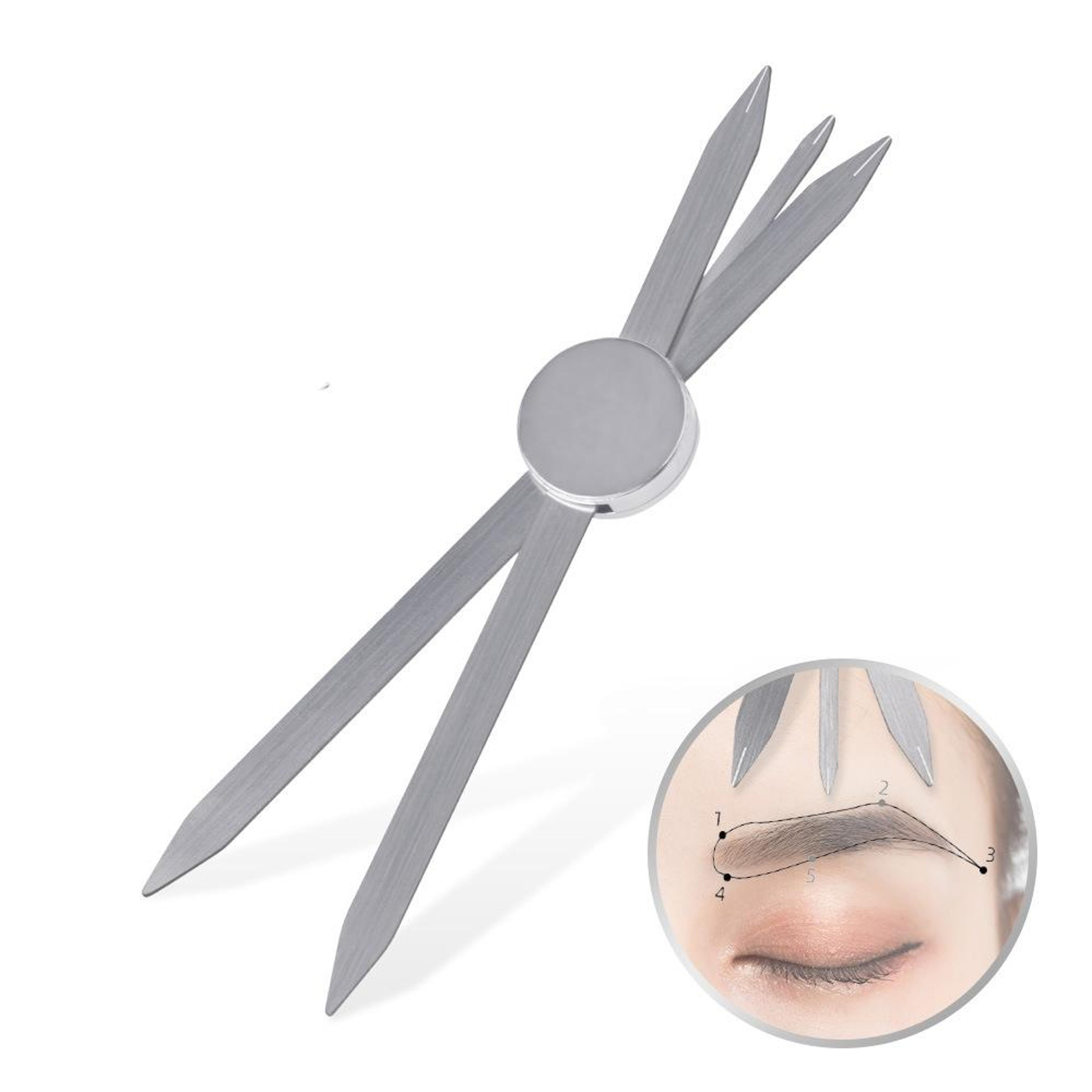 precision eyebrow mapping tool three point eyebrow ruler for microblading and tattoo artists