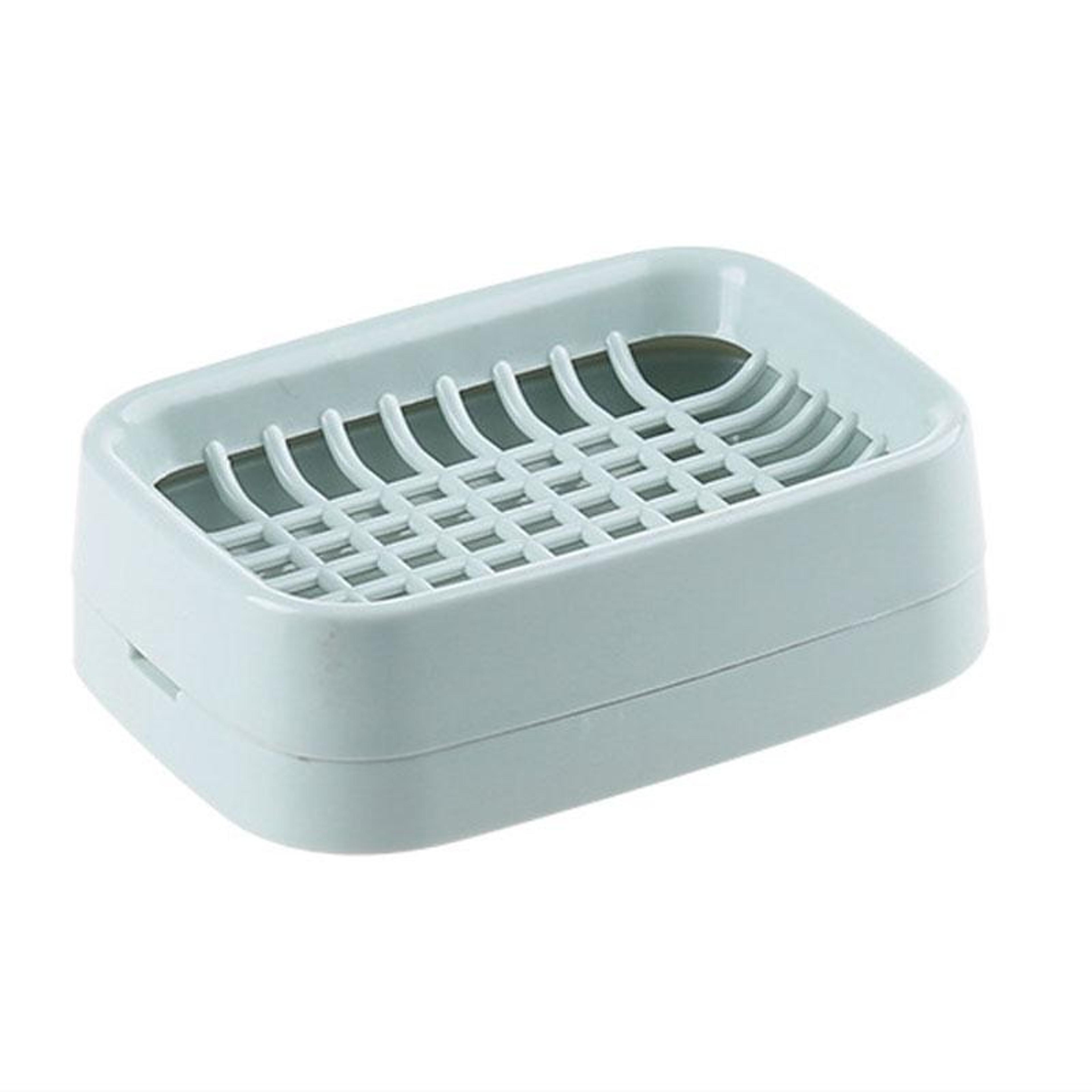 dual layer self draining soap holder bathroom soap dish box