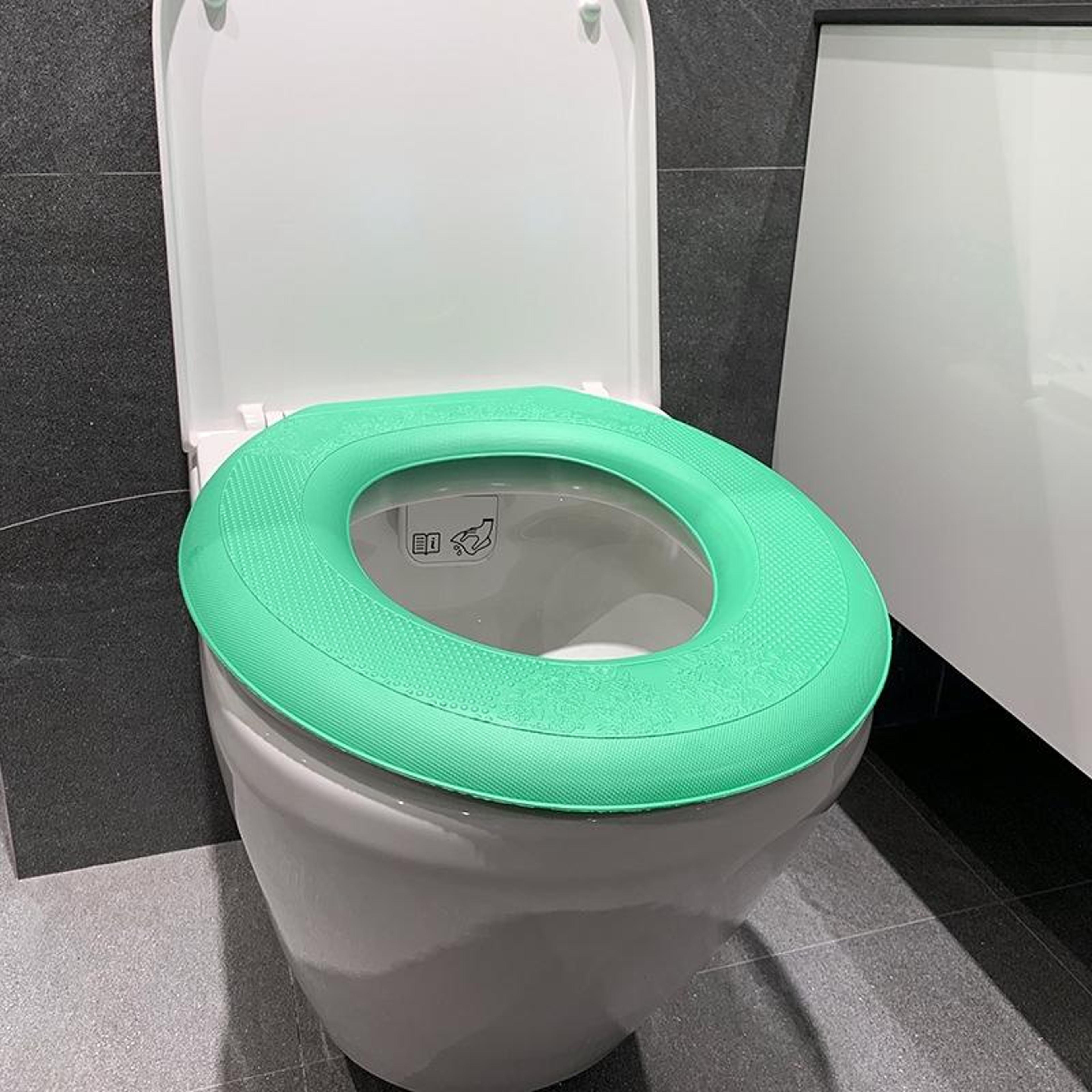 comfort warm toilet seat pad washable non slip soft eva heated toilet seat cover
