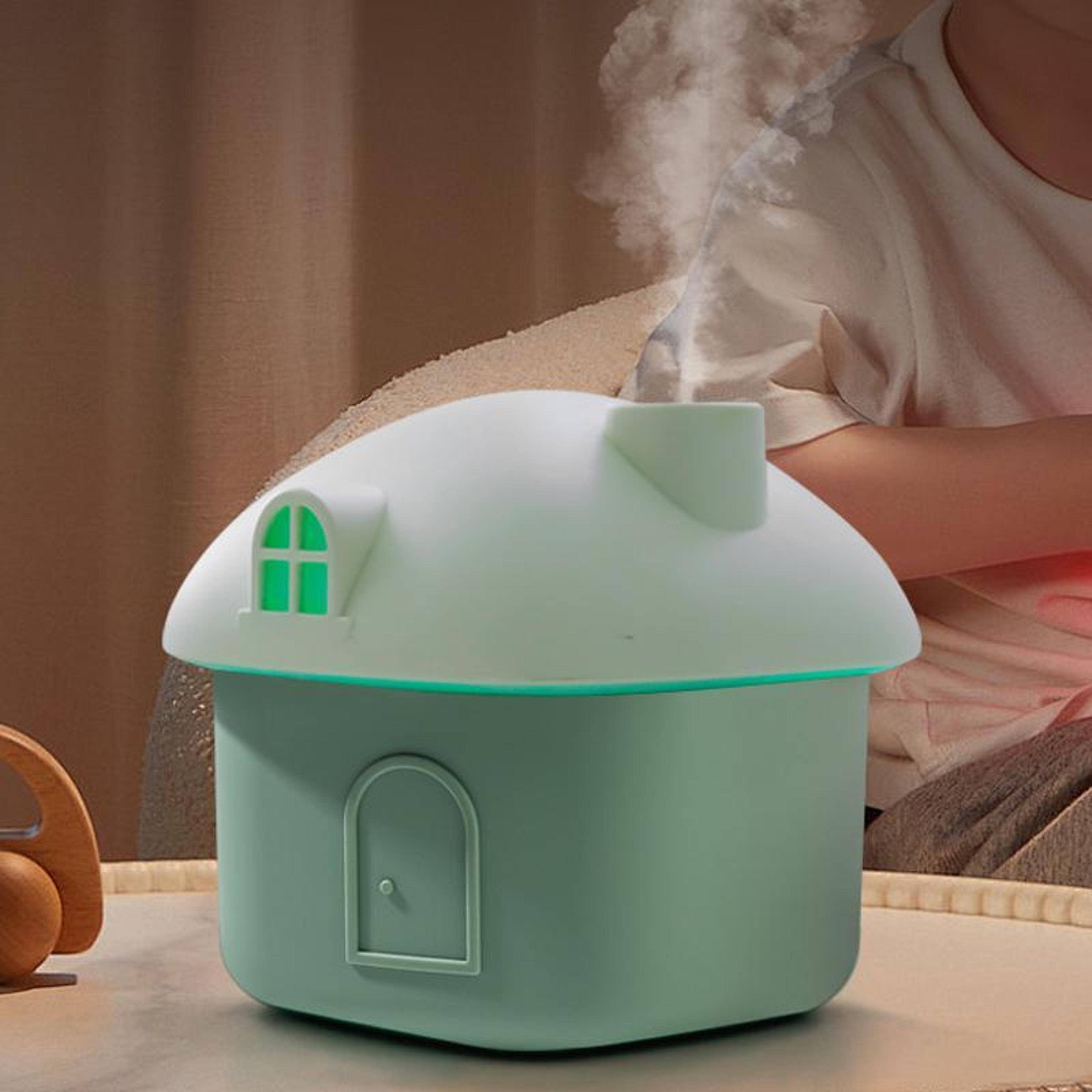 little house mini desktop humidifier usb quiet humidifier with colorful night light
