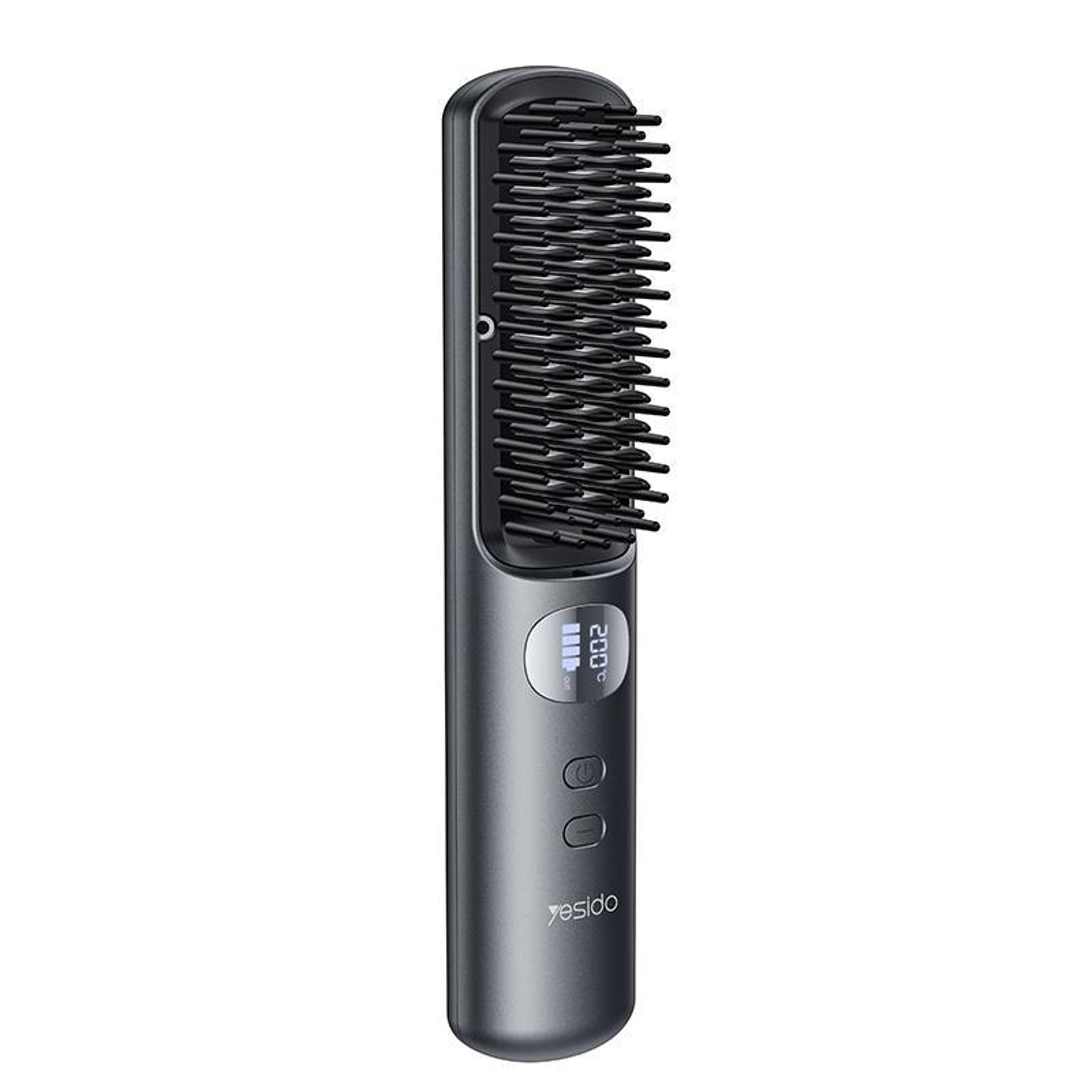 cordless hair straightener & curler with smart heat control portable travel styling tool