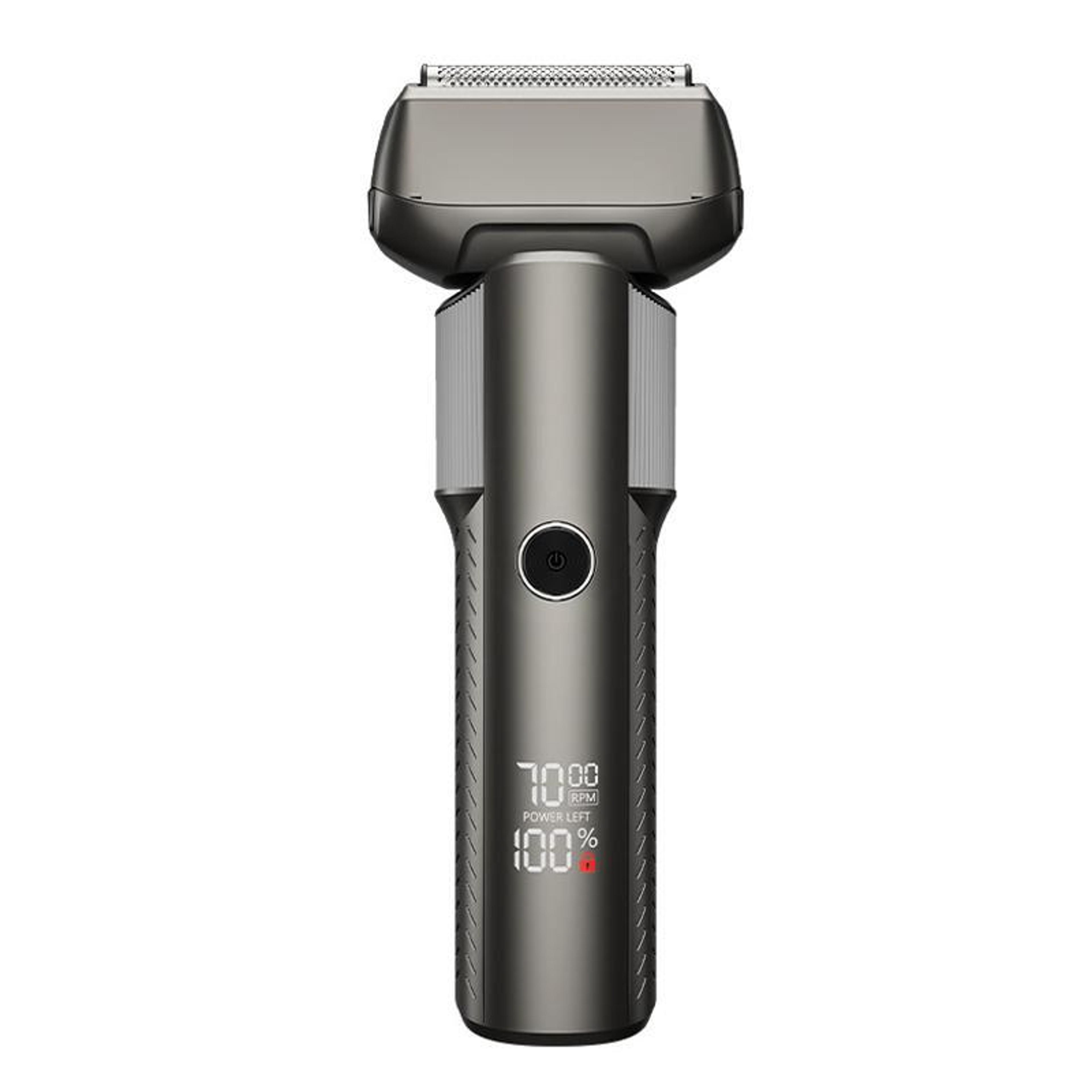 5 blade electric shaver with led display waterproof rechargeable grooming razor