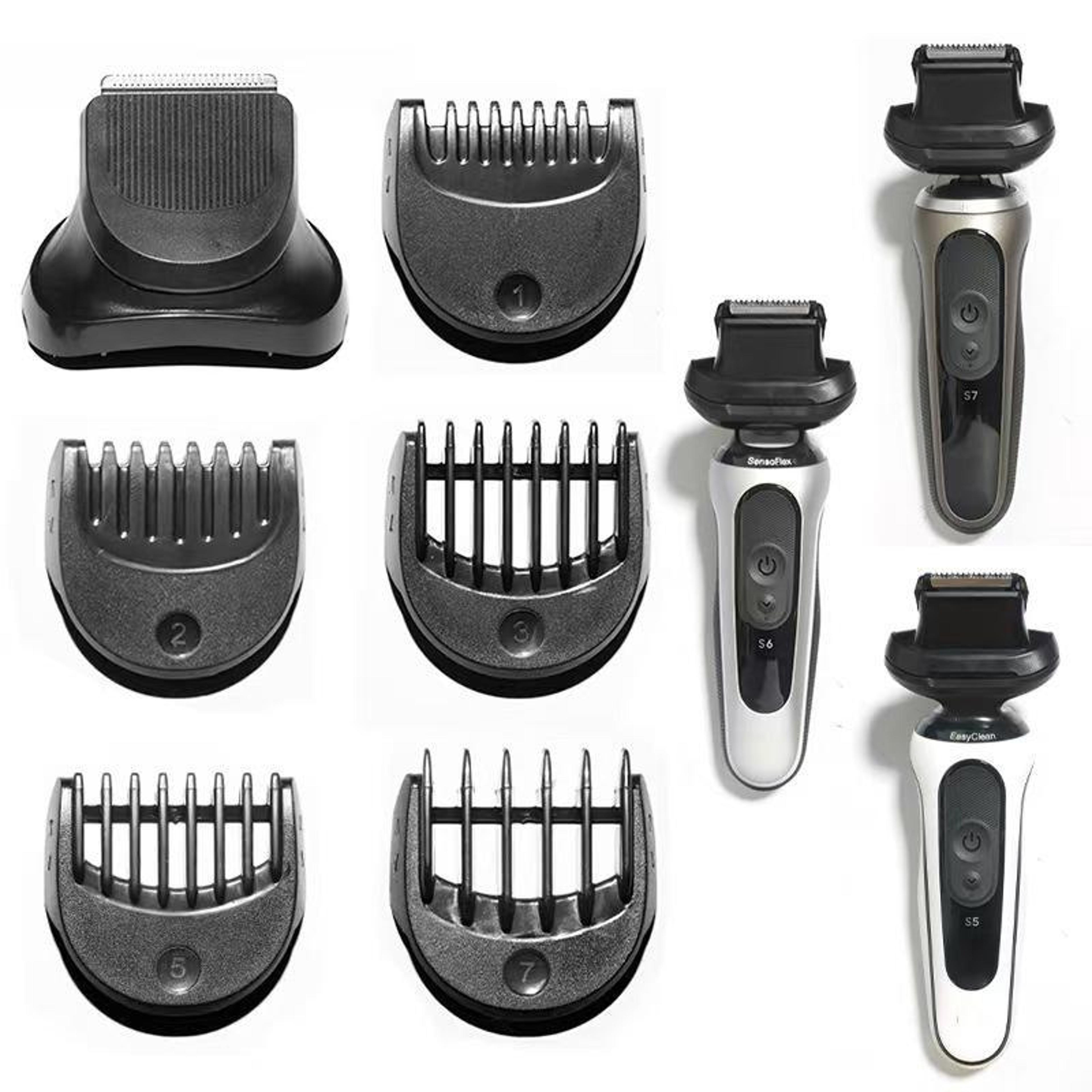 braun shaver trimmer attachment kit with beard trimming combs for series 5 6 7 replacement
