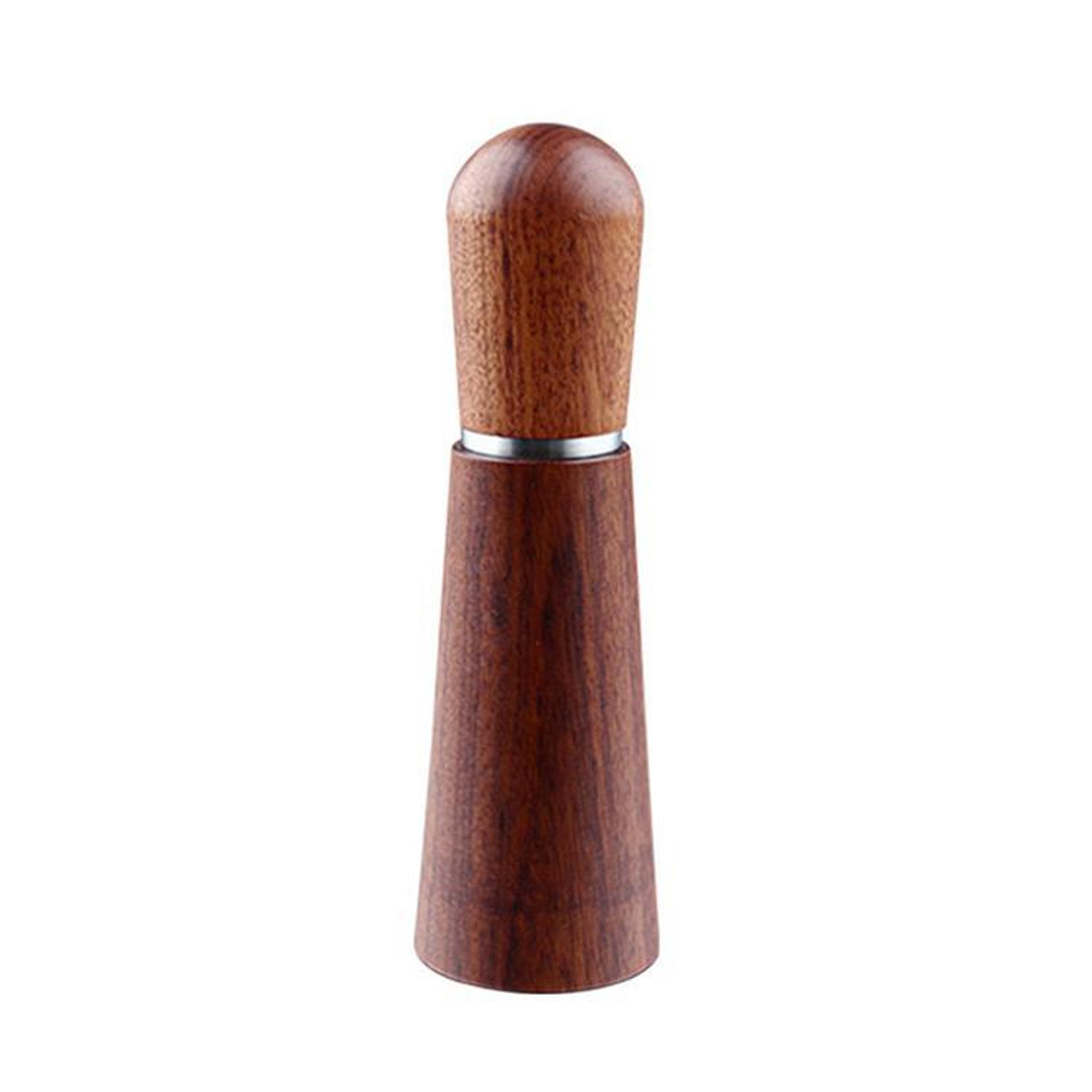 espresso distribution tool with wooden stand stainless steel coffee needle stirrer