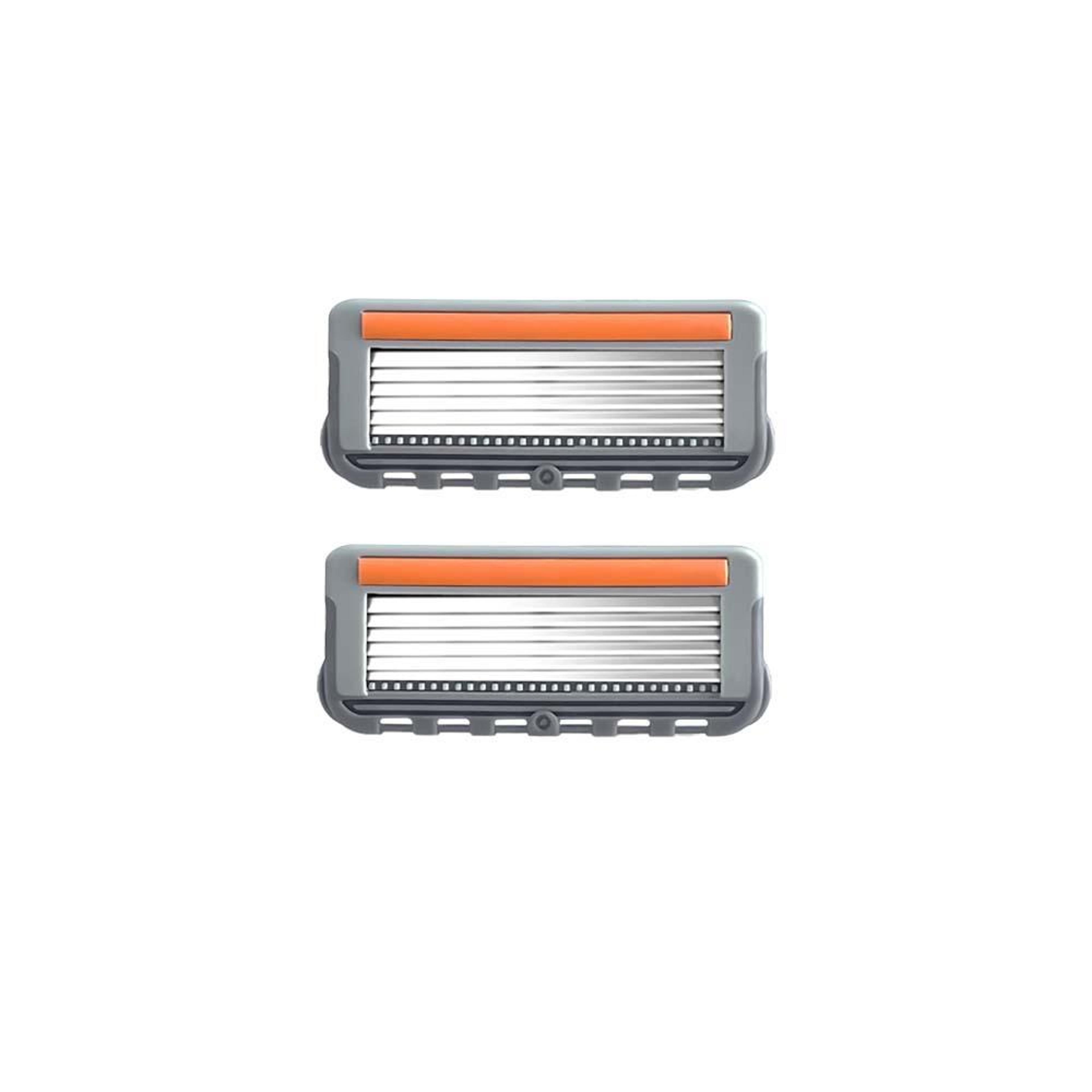 6 blade open back razor refills for men precision shaving cartridges sensitive skin comfort