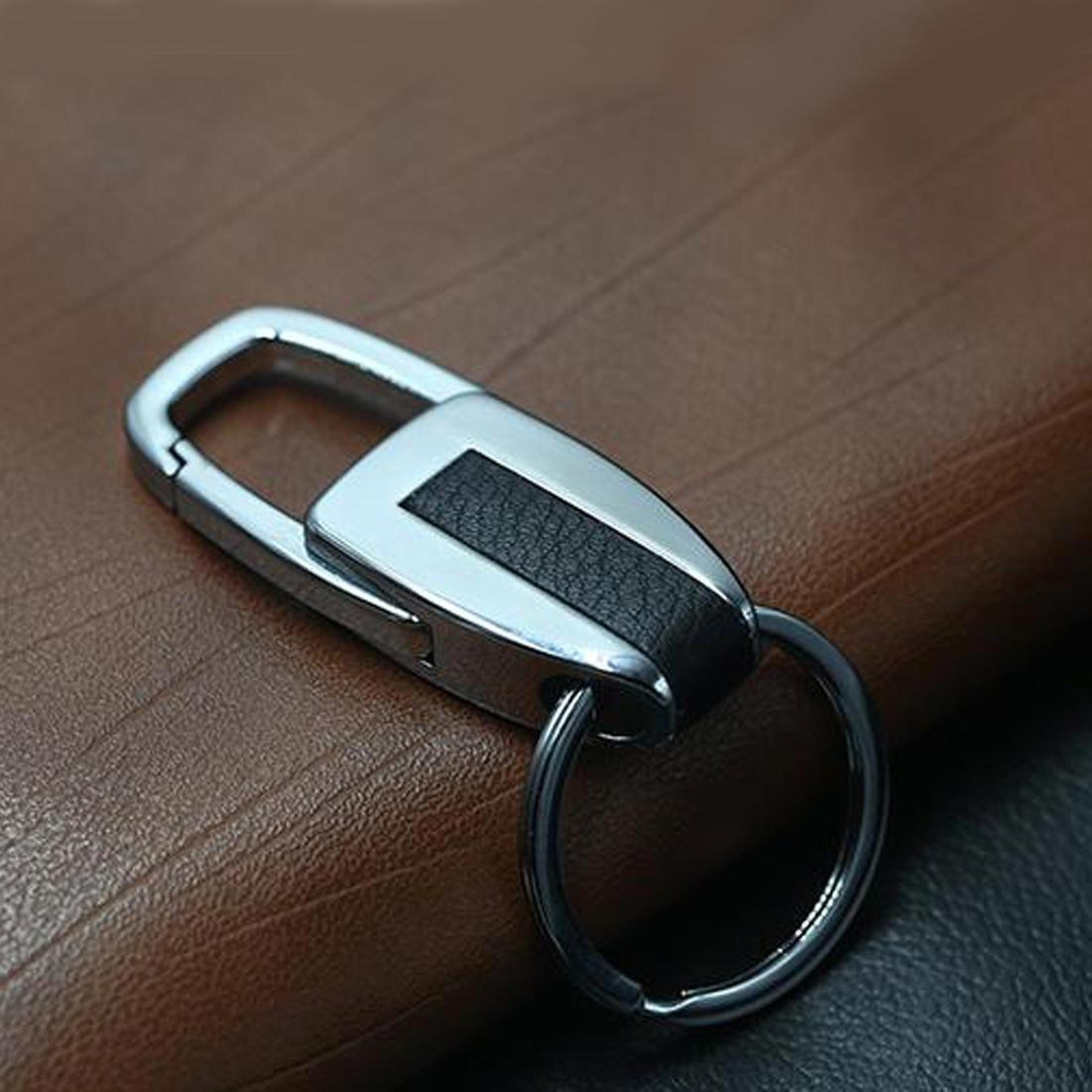 premium car key chain with multi tool function leather metal key holder durable key ring organizer