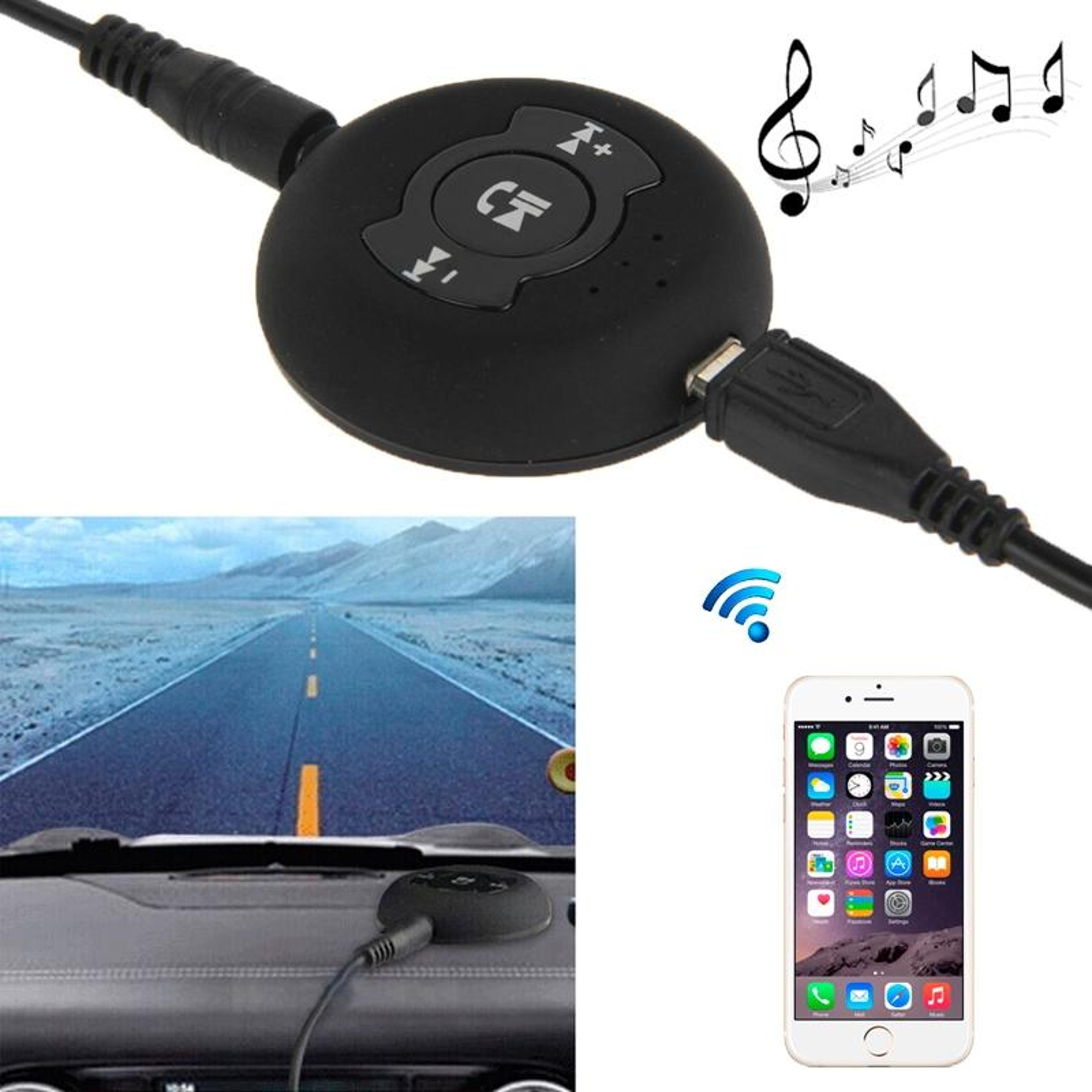h366 bluetooth audio receiver wireless adapter with hands free car kit